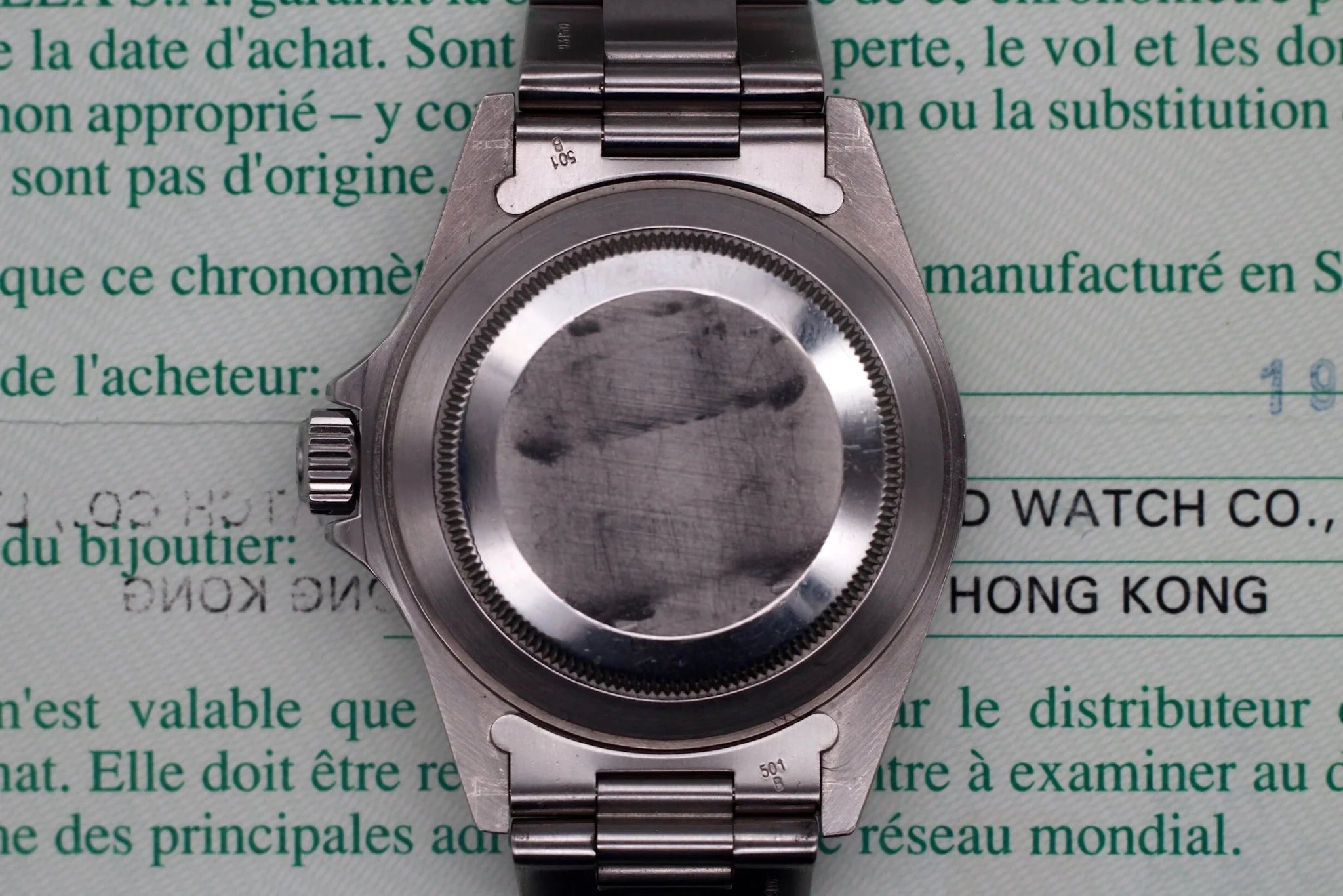 1998 Rolex Submariner Date Ref. 16610 Swiss Only Dial with Box and Papers - Sierra Time Co
