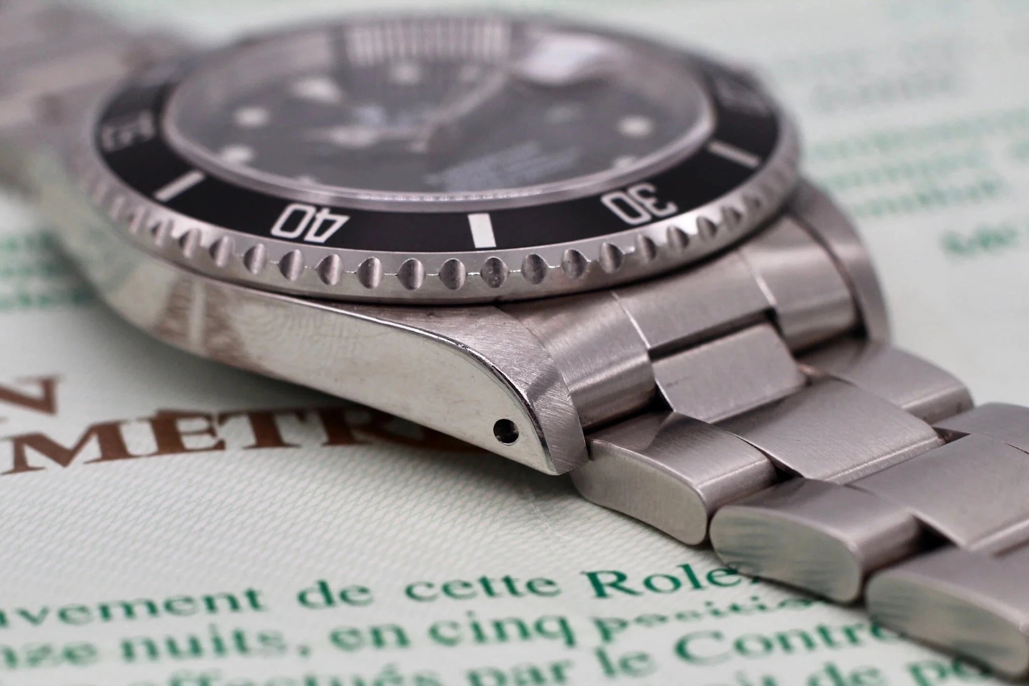 1998 Rolex Submariner Date Ref. 16610 Swiss Only Dial with Box and Papers - Sierra Time Co