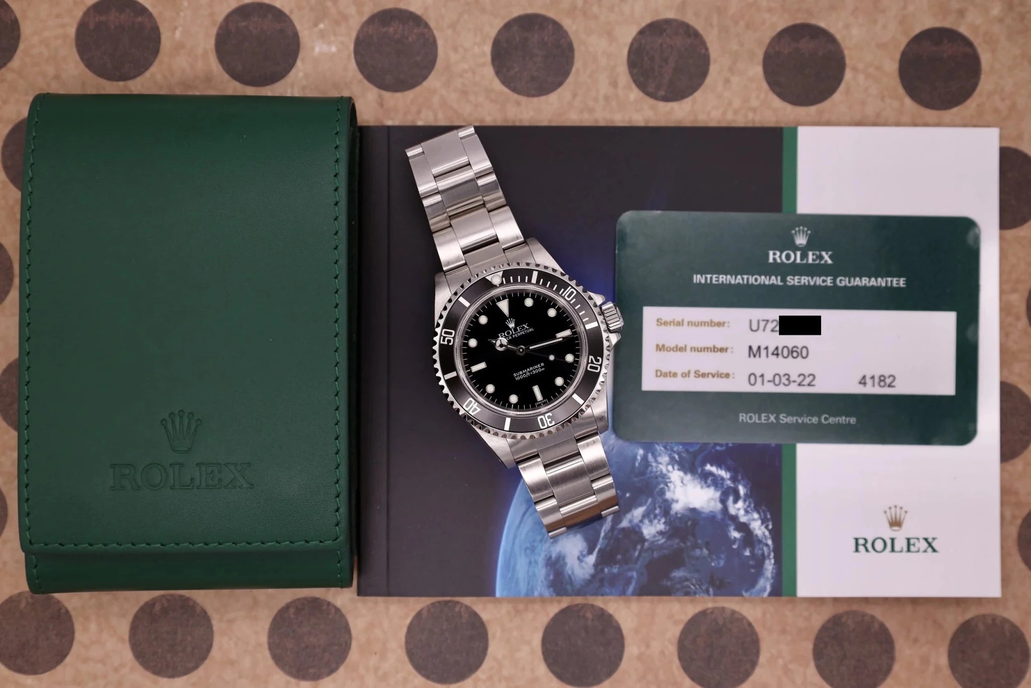 1998 Rolex Submariner Ref. 14060 | 2022 Rolex Service - Sierra Time Co