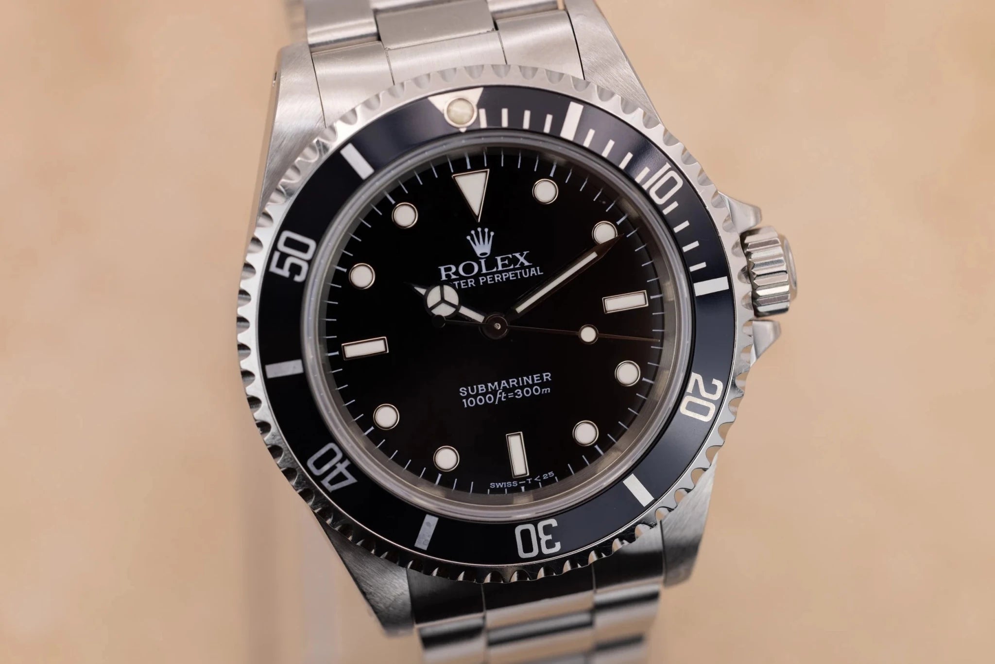 1998 Rolex Submariner Ref. 14060 | Creamy Tritium Dial | Box and Papers - Sierra Time Co
