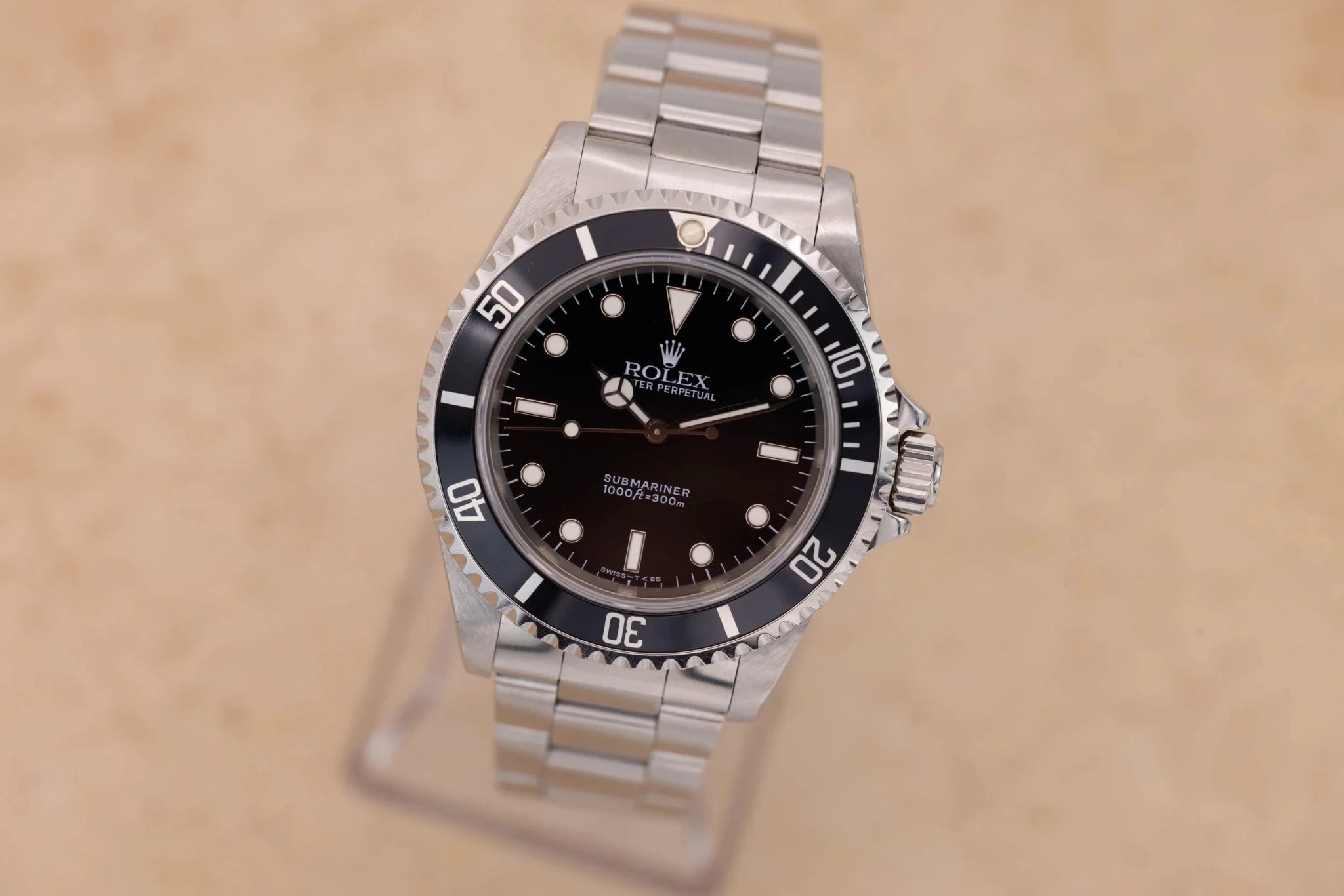 1998 Rolex Submariner Ref. 14060 | Creamy Tritium Dial | Box and Papers - Sierra Time Co