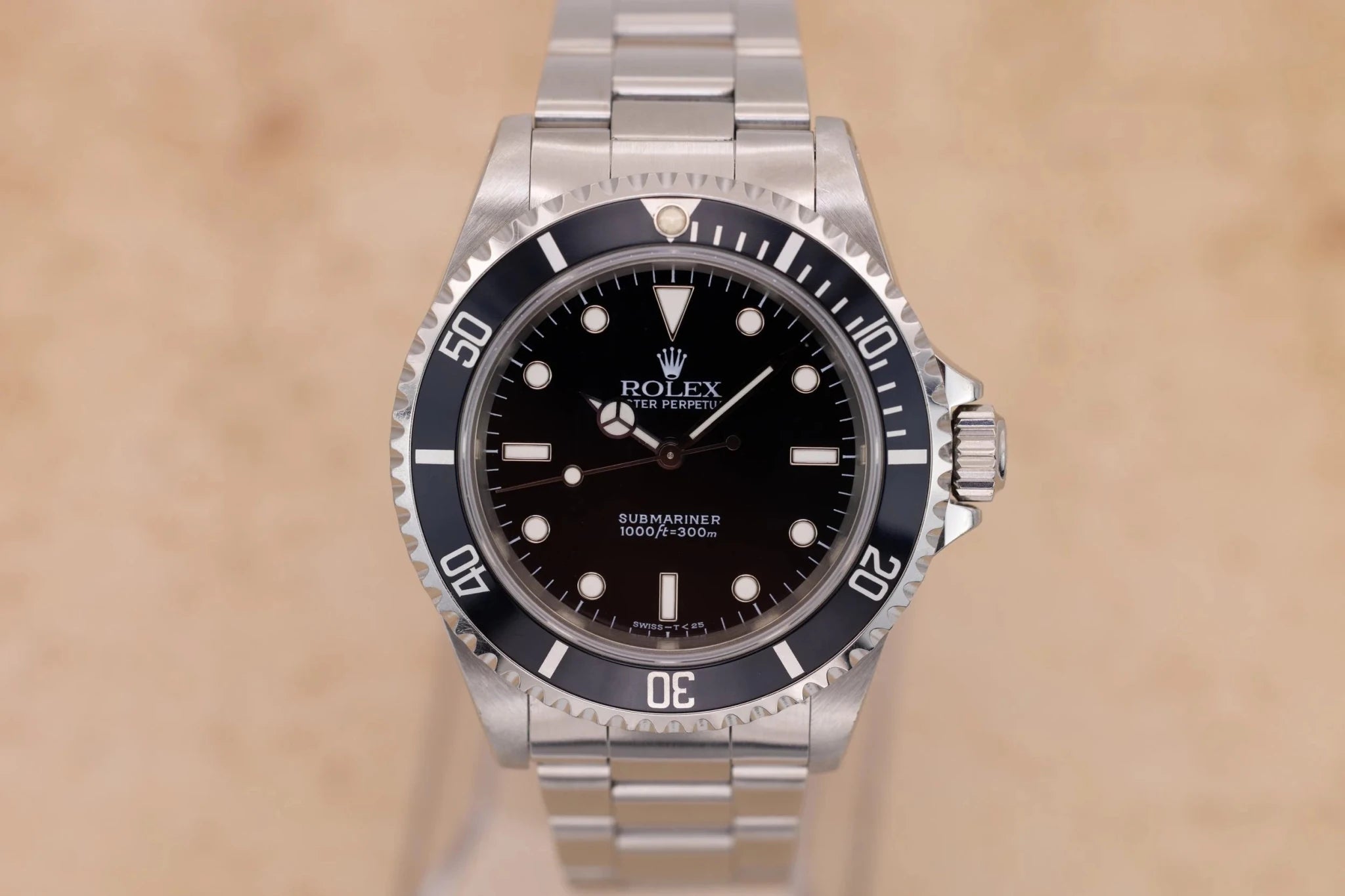 1998 Rolex Submariner Ref. 14060 | Creamy Tritium Dial | Box and Papers - Sierra Time Co