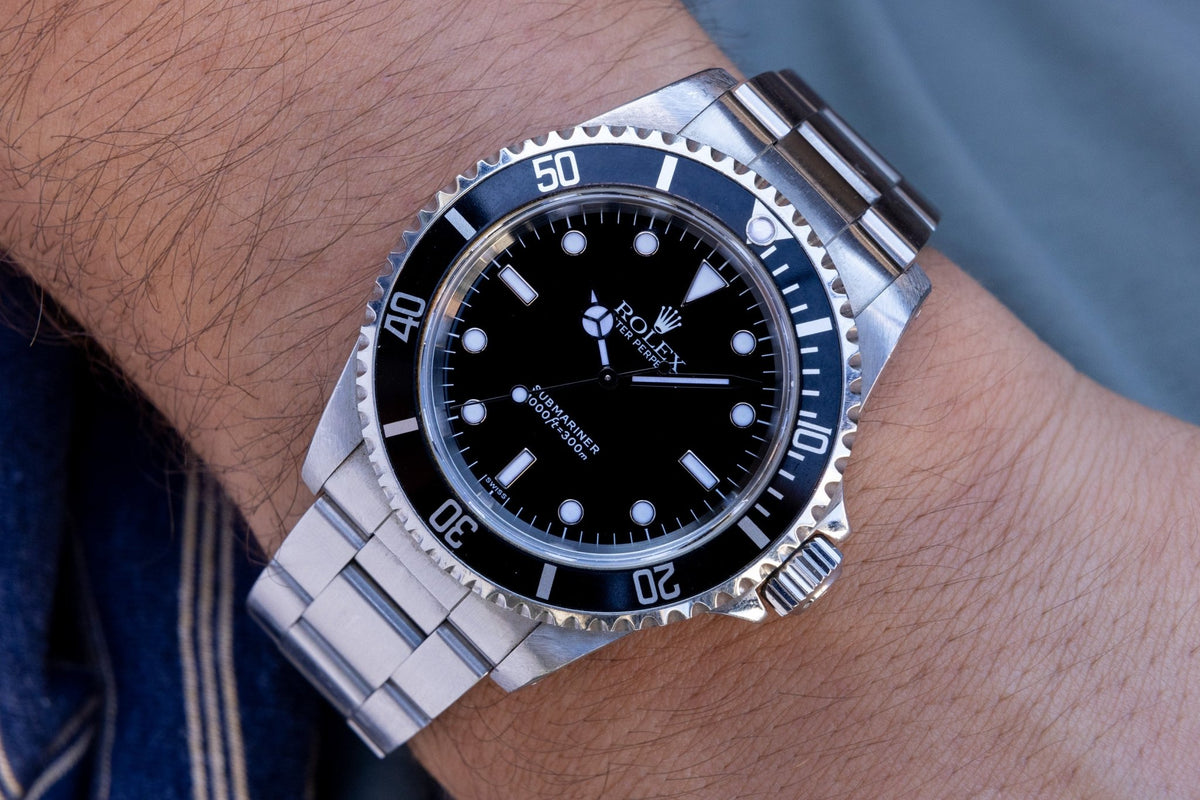 1998 Rolex Submariner Ref. 14060 | Swiss Only | Unpolished - Sierra Time Co
