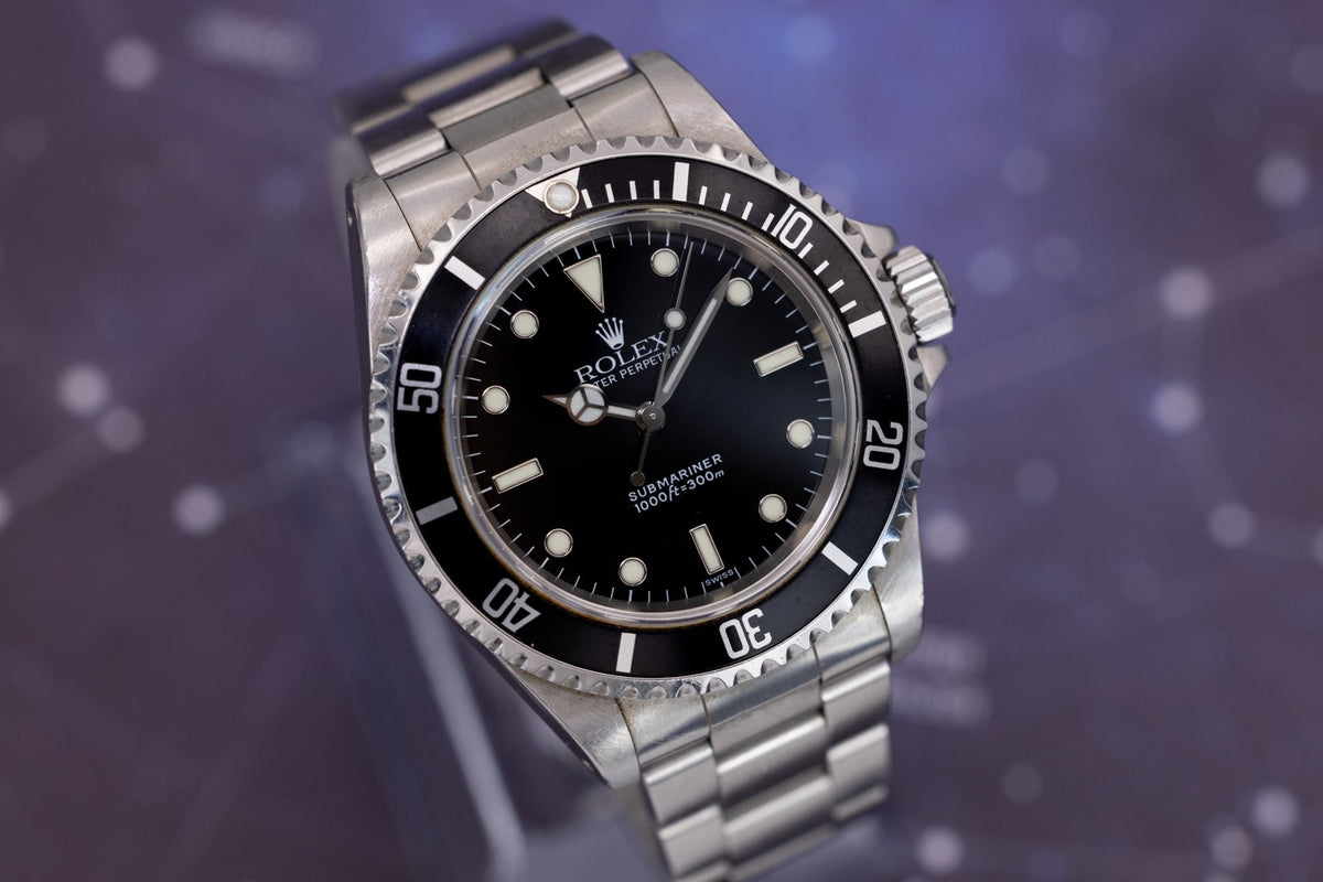 1998 Rolex Submariner Ref. 14060 | Swiss Only | Unpolished - Sierra Time Co