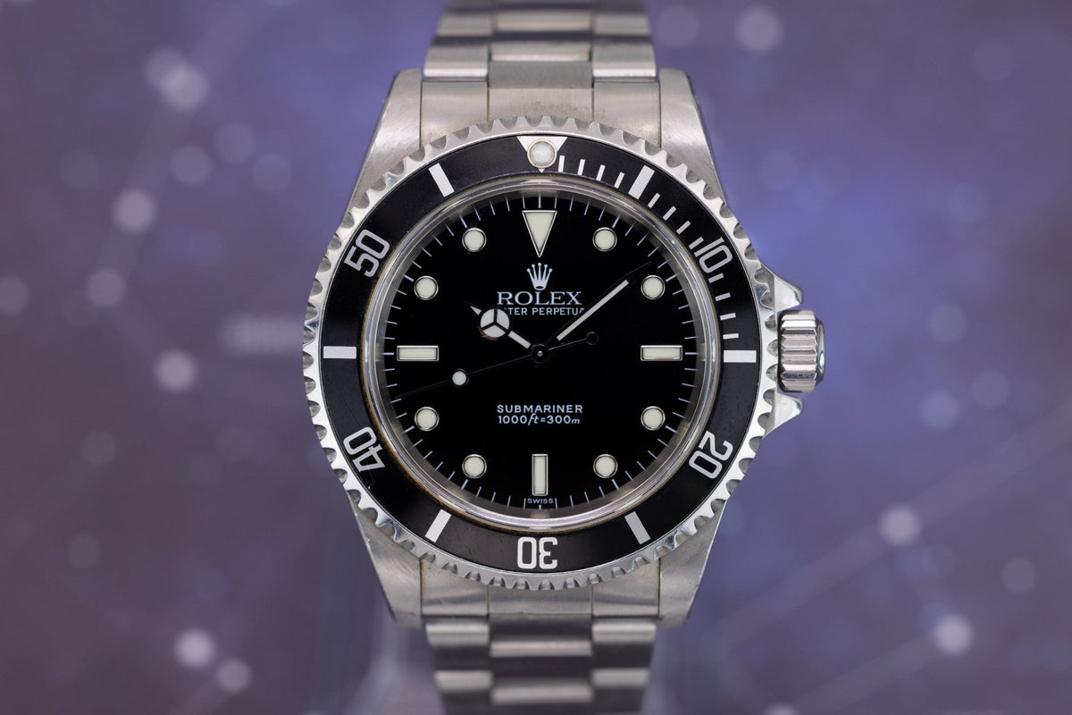 1998 Rolex Submariner Ref. 14060 | Swiss Only | Unpolished - Sierra Time Co