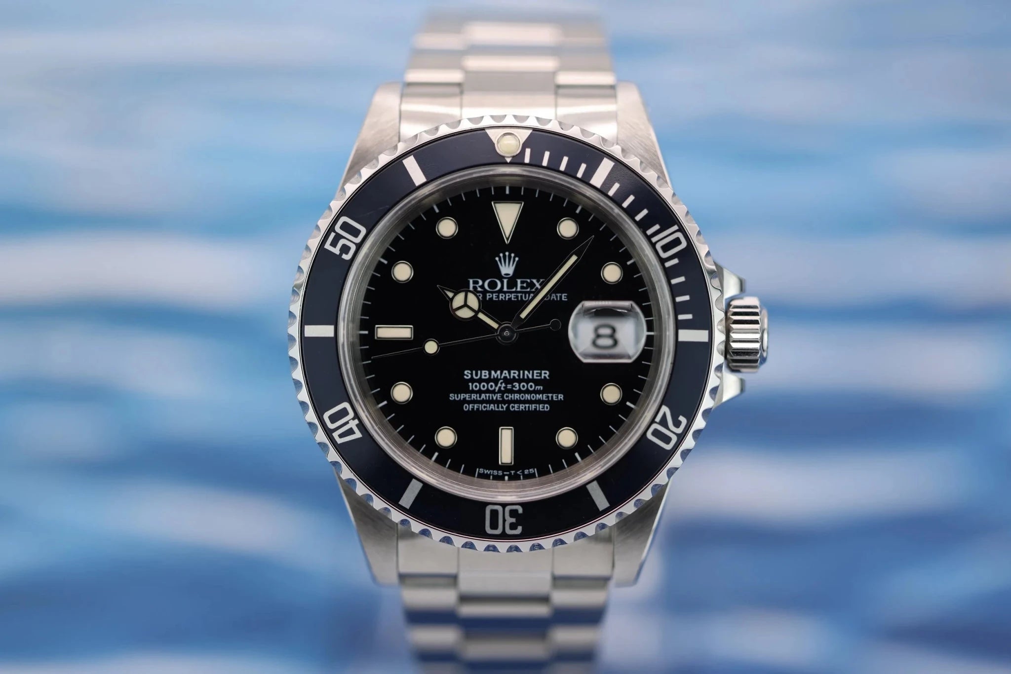 1998 Rolex Submariner Ref. 16610 | Midnight Blue | Creamy Tritium | Full Set - Sierra Time Co