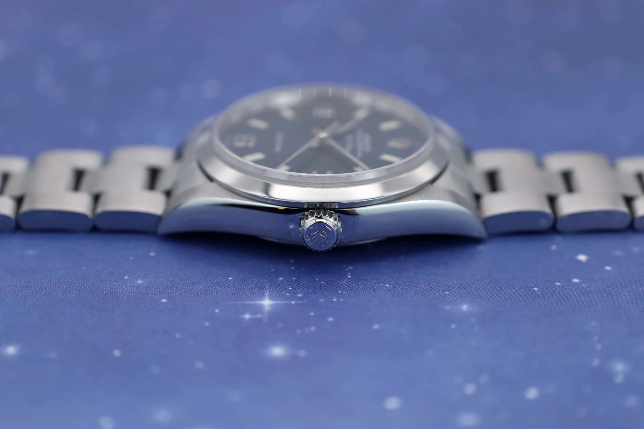 1999 Rolex Air-King Ref. 14000 | 3,6,9 Blue Dial - Sierra Time Co