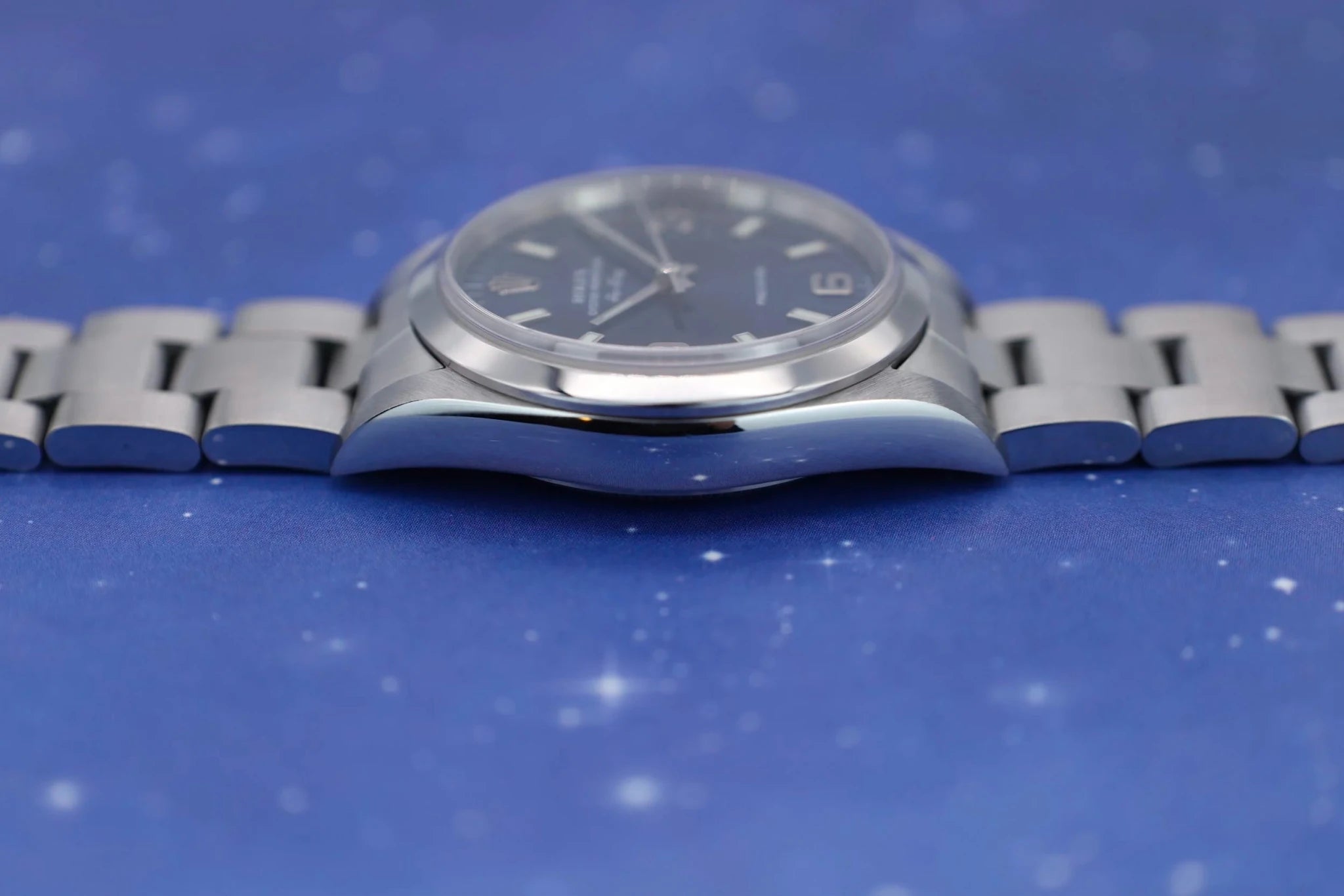 1999 Rolex Air-King Ref. 14000 | 3,6,9 Blue Dial - Sierra Time Co