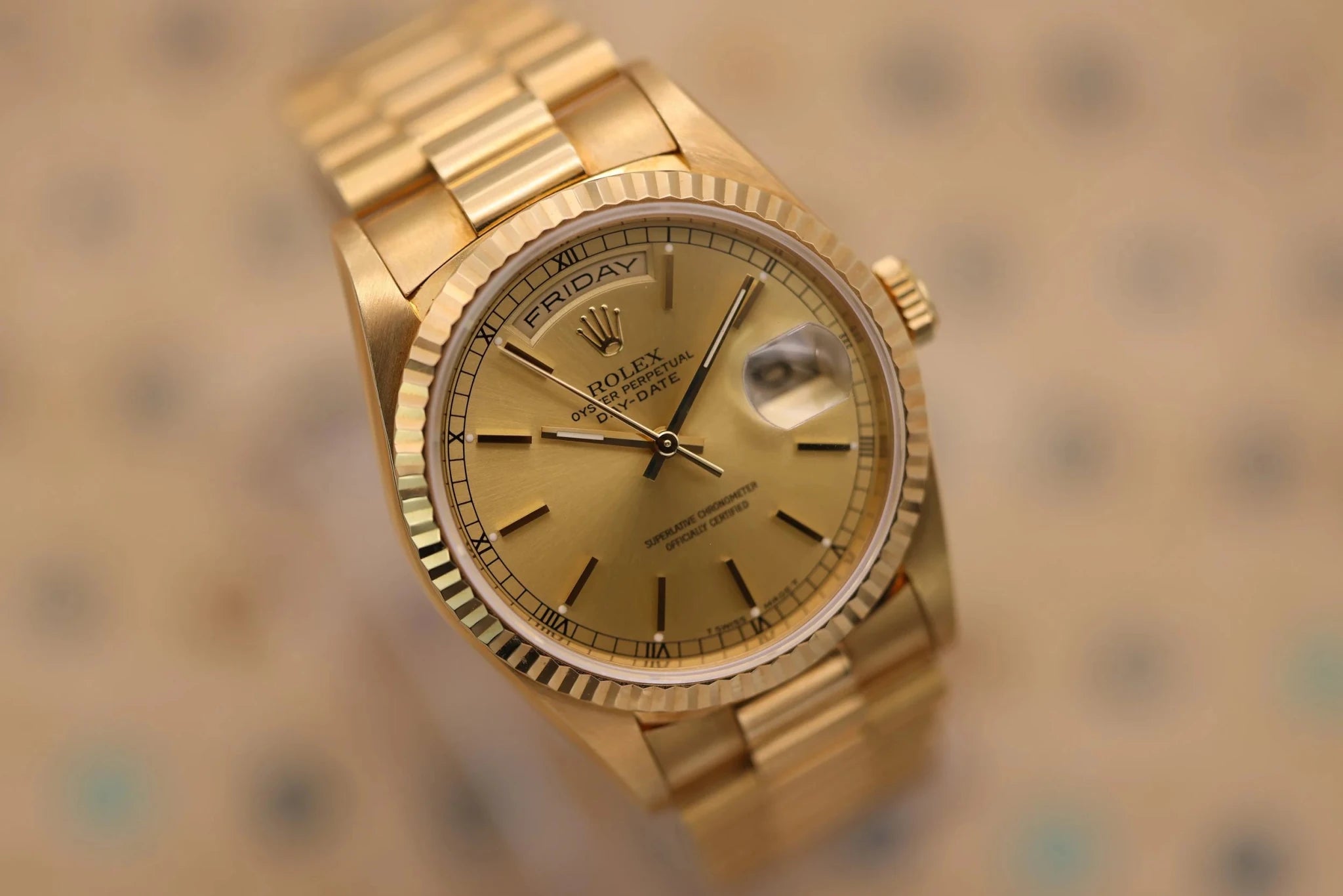 1999 Rolex Day-Date Ref. 18238 | Mint Condition | Box and Papers - Sierra Time Co