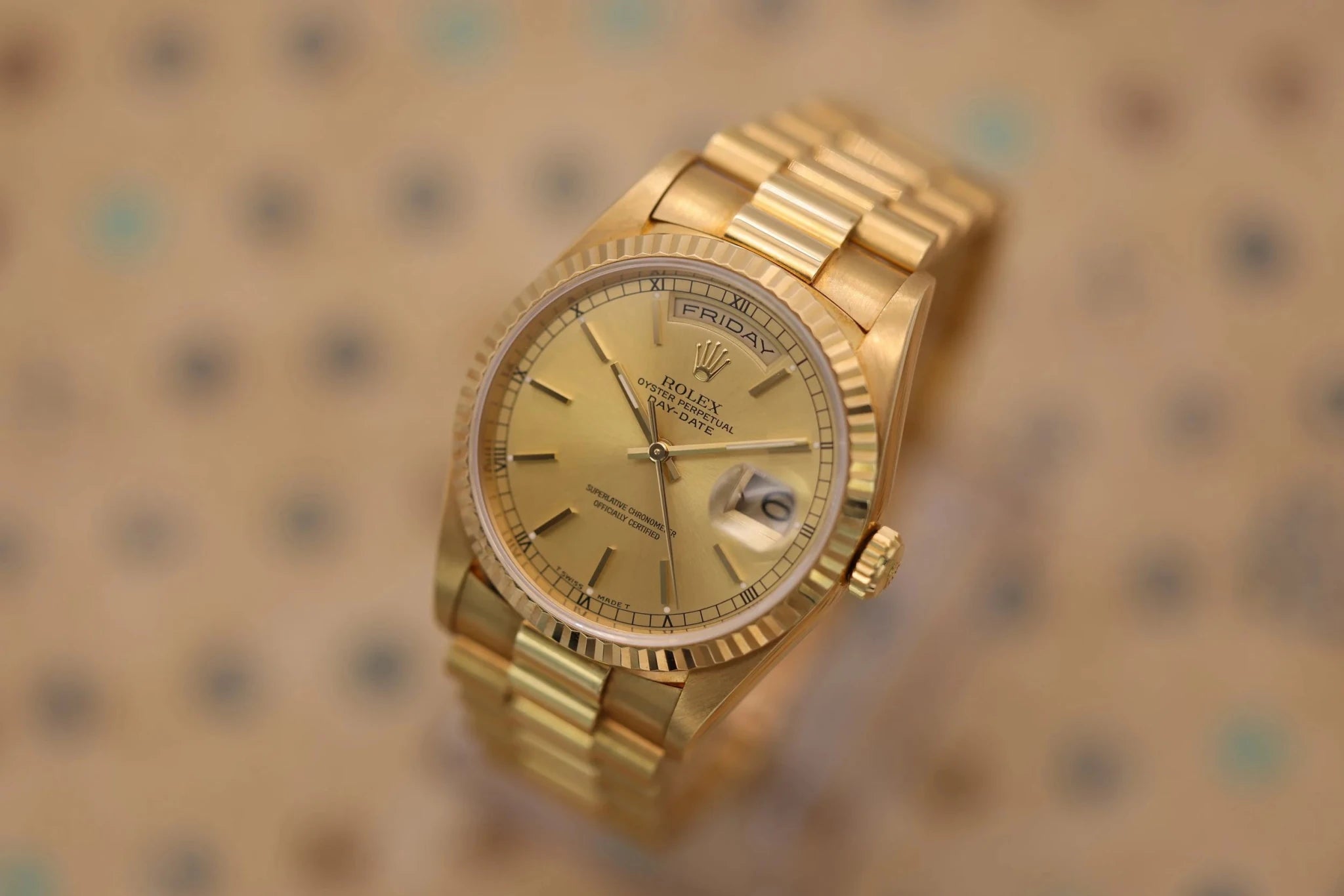 1999 Rolex Day-Date Ref. 18238 | Mint Condition | Box and Papers - Sierra Time Co