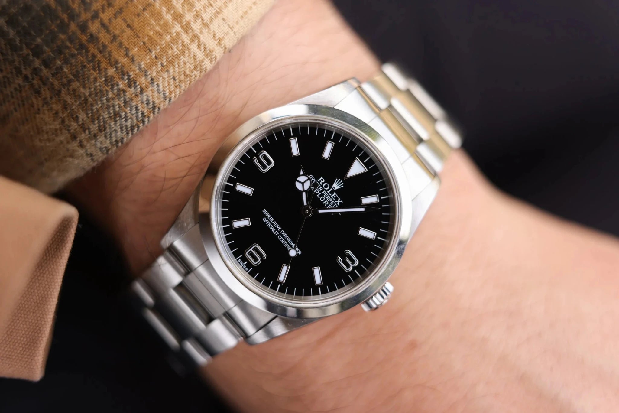 1999 Rolex Explorer I Ref. 14270 | Box and Papers - Sierra Time Co