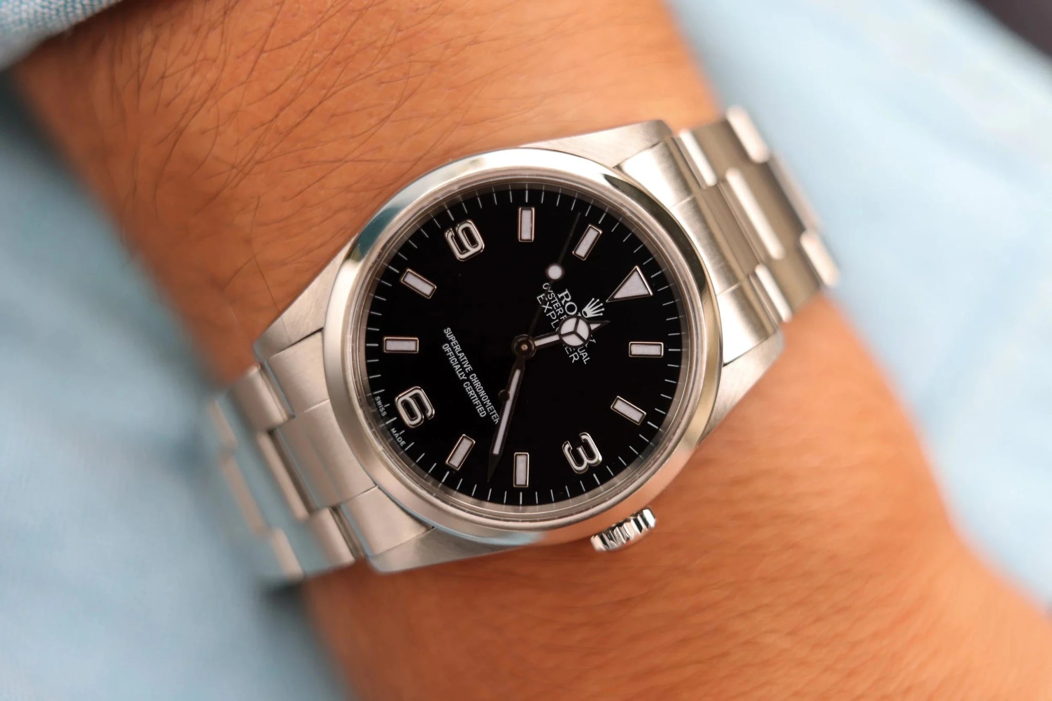 1999 Rolex Explorer I Ref. 14270 | Papers - Sierra Time Co