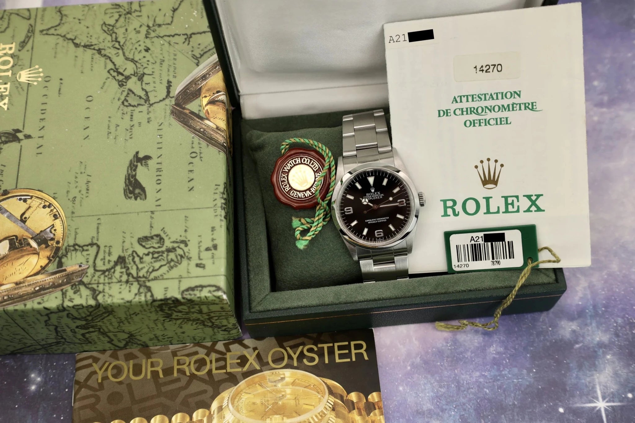 1999 Rolex Explorer I Ref. 14270 | Swiss Only | Box and Papers - Sierra Time Co