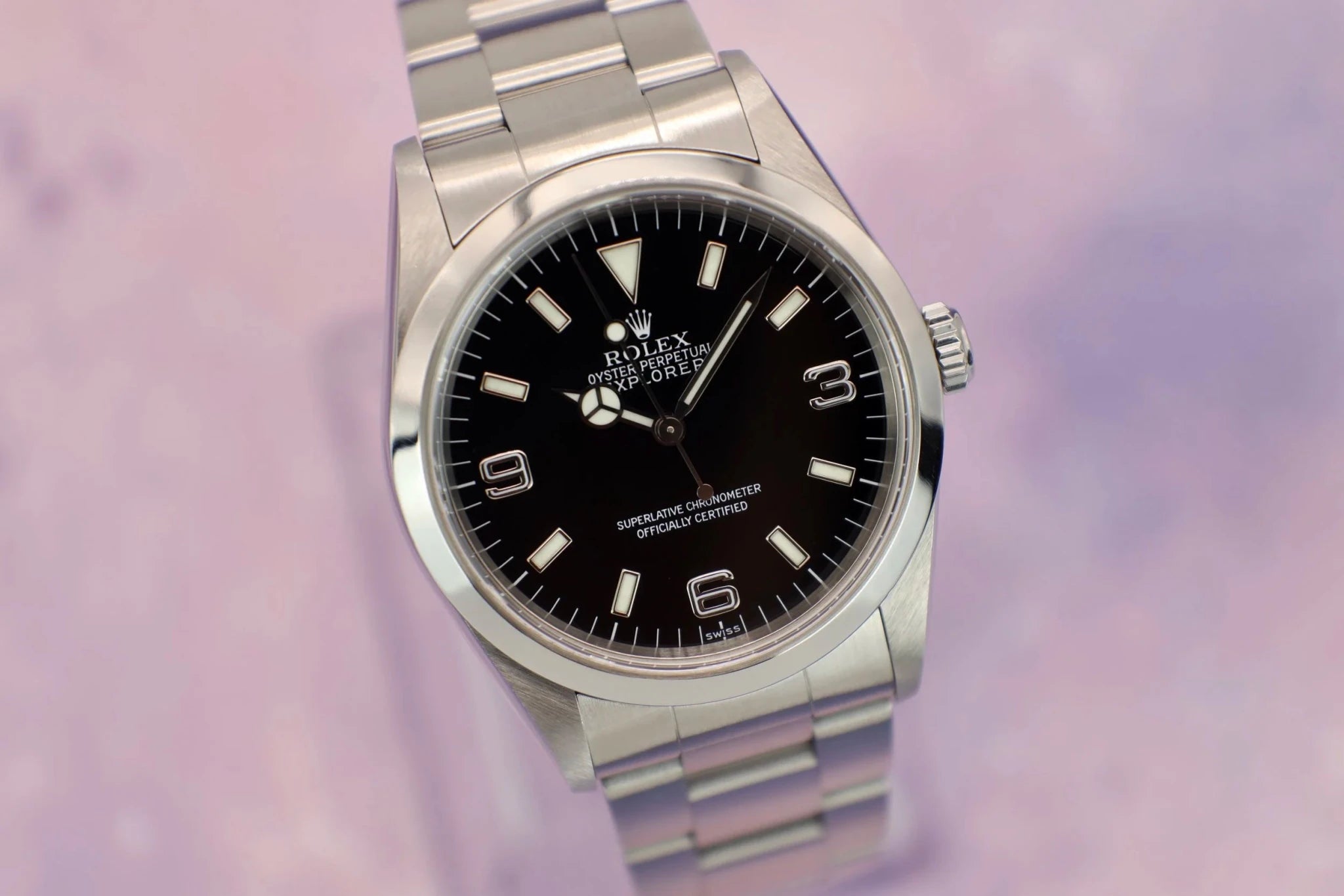 1999 Rolex Explorer I Ref. 14270 | Swiss Only | Box and Papers - Sierra Time Co