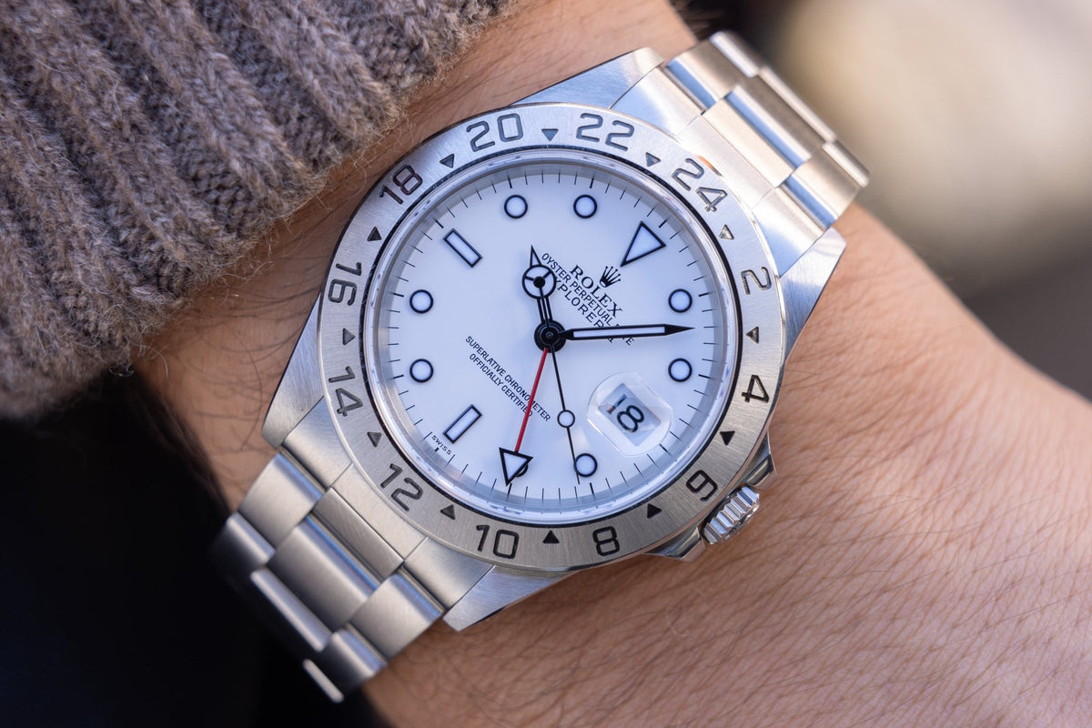 1999 Rolex Explorer I Ref. 16570 Polar | Swiss Only | Box and Papers - Sierra Time Co
