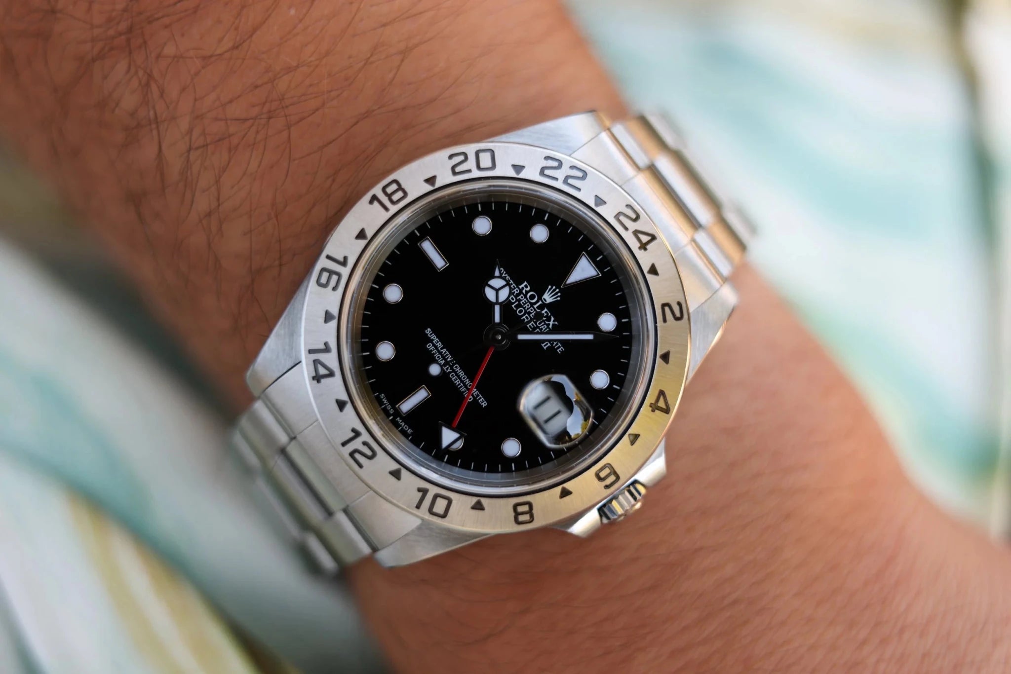 1999 Rolex Explorer II Ref. 16570 | Black Dial - Sierra Time Co