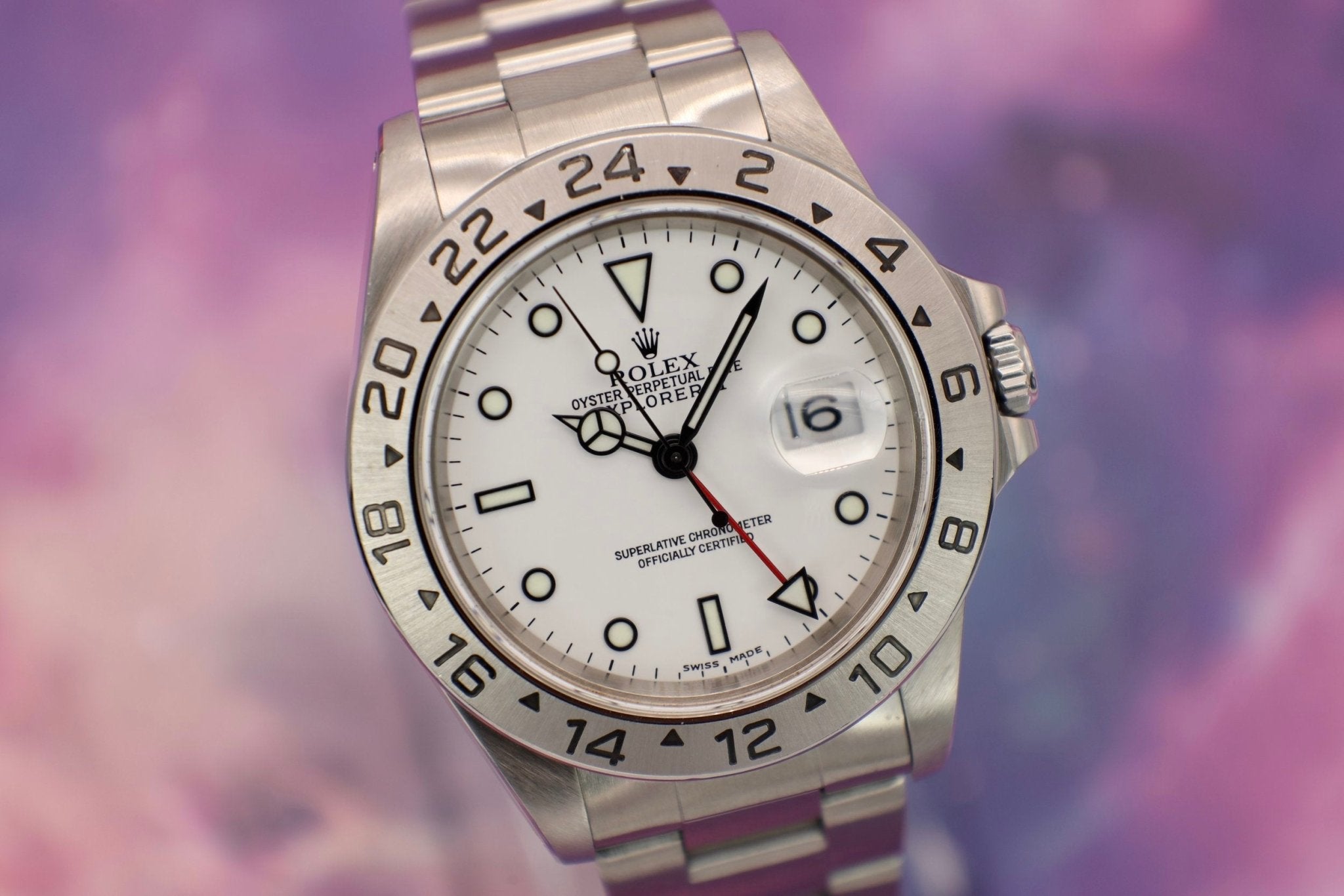 1999 Rolex Explorer II Ref. 16570 Polar | Box and Papers | Serviced - Sierra Time Co