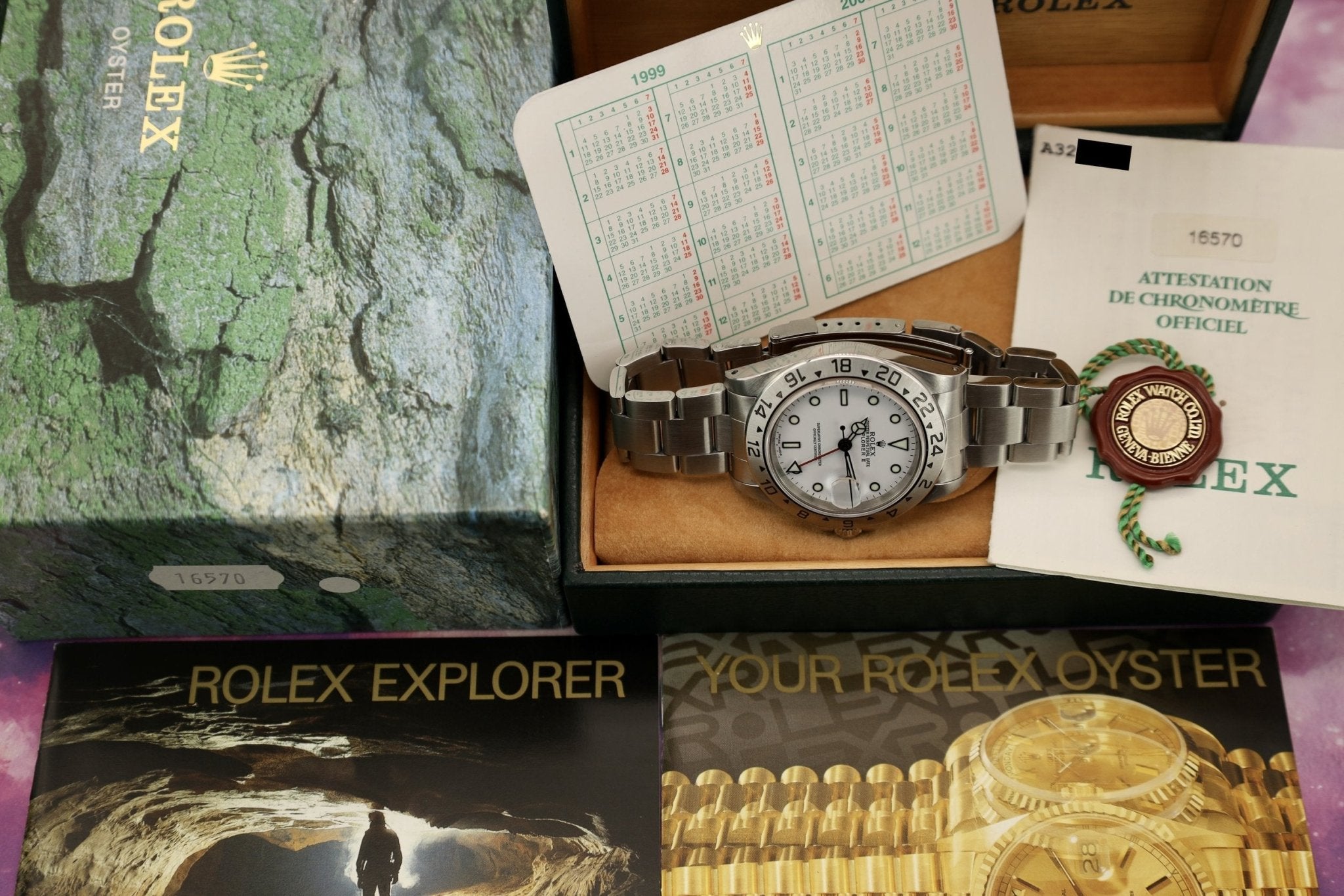 1999 Rolex Explorer II Ref. 16570 Polar | Box and Papers | Serviced - Sierra Time Co