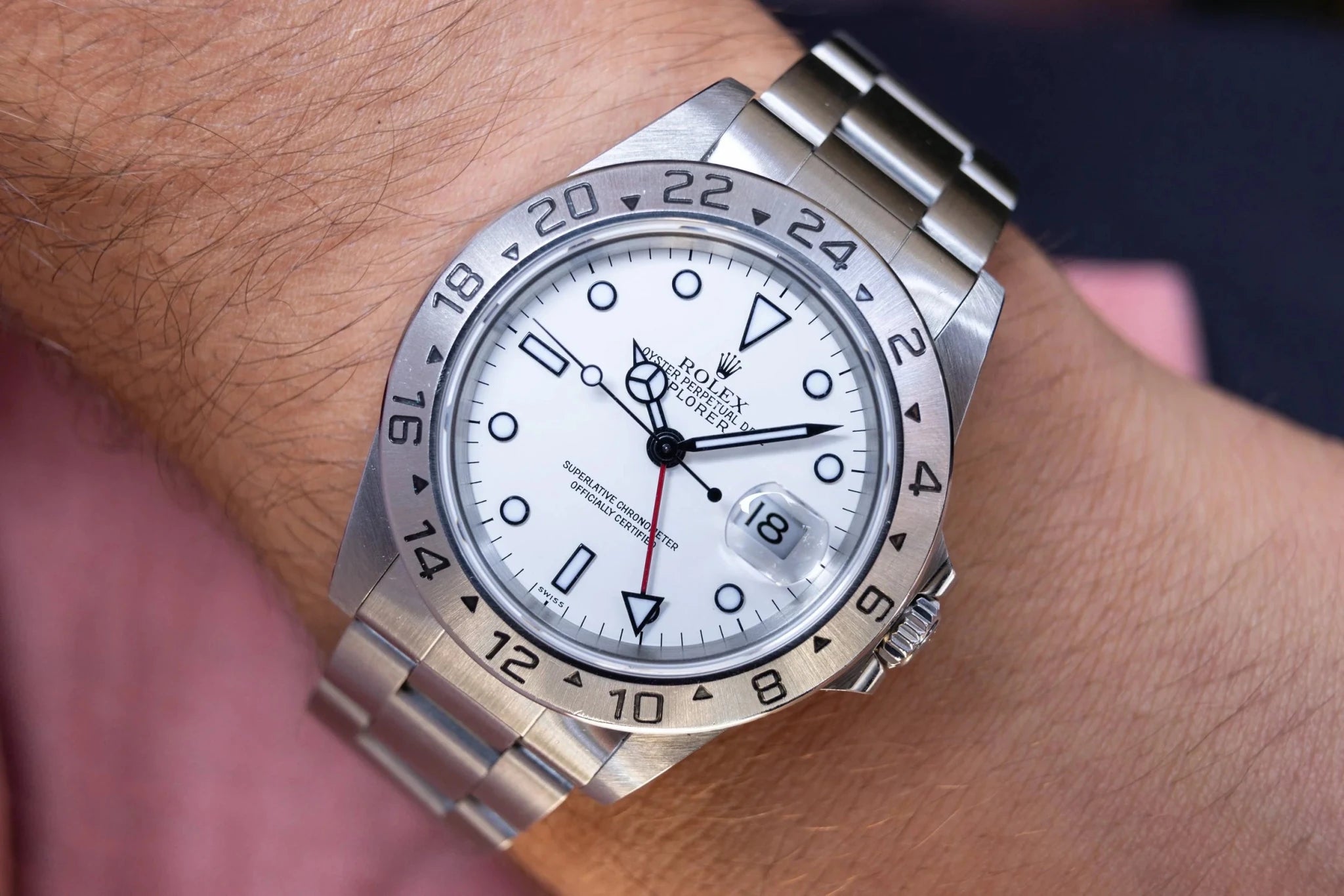 1999 Rolex Explorer II Ref. 16570 Polar | Swiss Only - Sierra Time Co