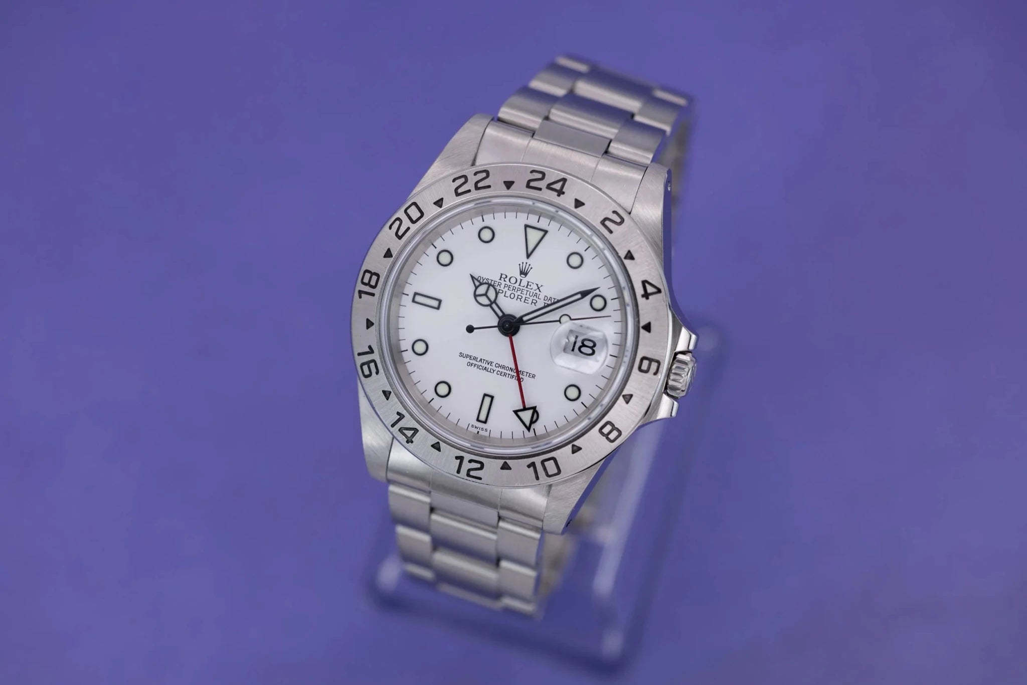 1999 Rolex Explorer II Ref. 16570 Polar | Swiss Only - Sierra Time Co