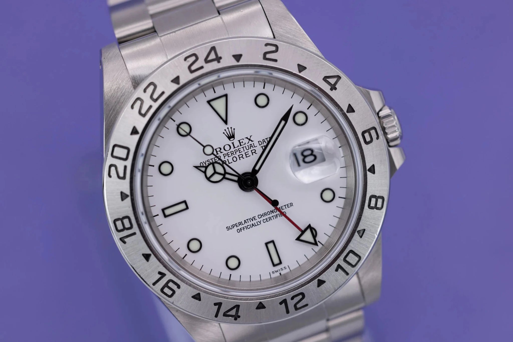 1999 Rolex Explorer II Ref. 16570 Polar | Swiss Only - Sierra Time Co