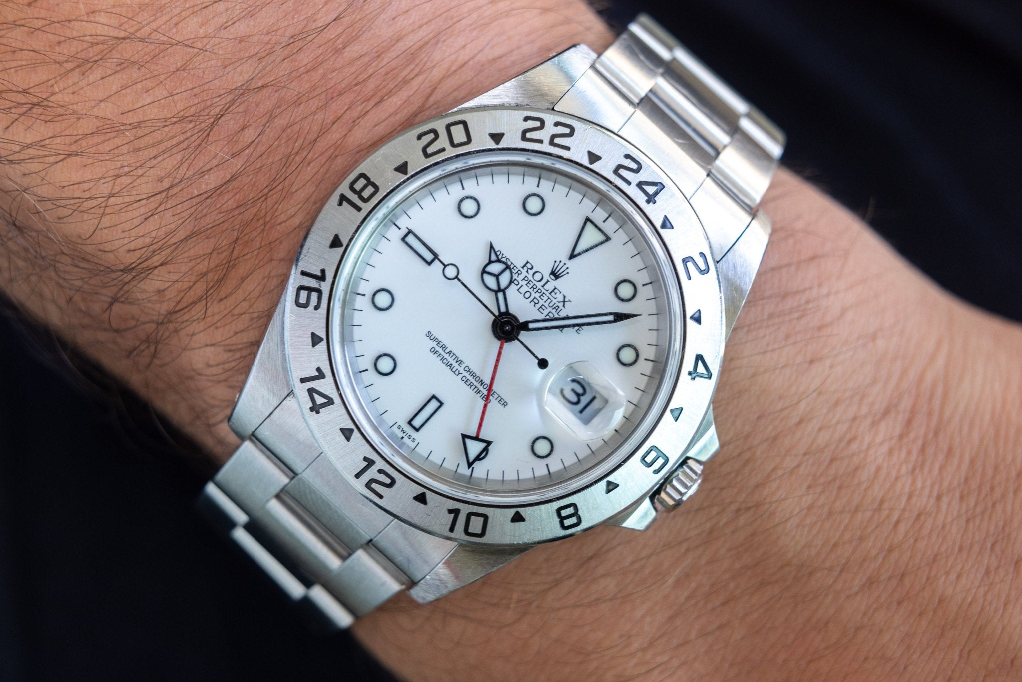 1999 Rolex Explorer II Ref. 16570 Polar | Swiss Only | Box and Papers - Sierra Time Co