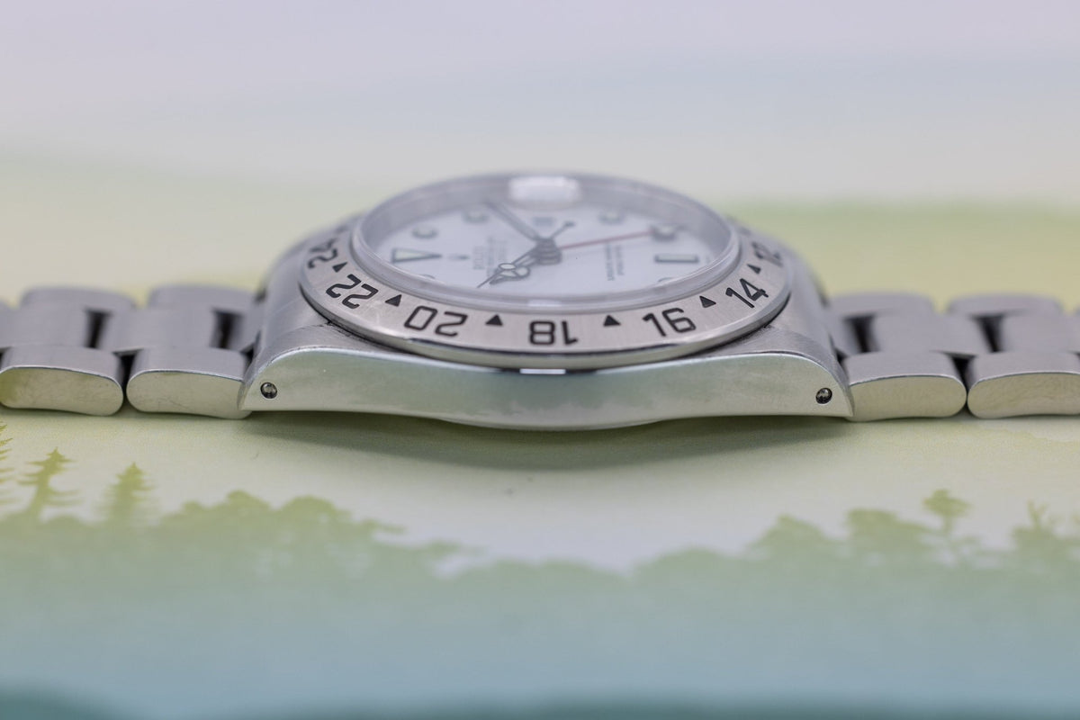 1999 Rolex Explorer II Ref. 16570 Polar | Swiss Only | Box and Papers - Sierra Time Co