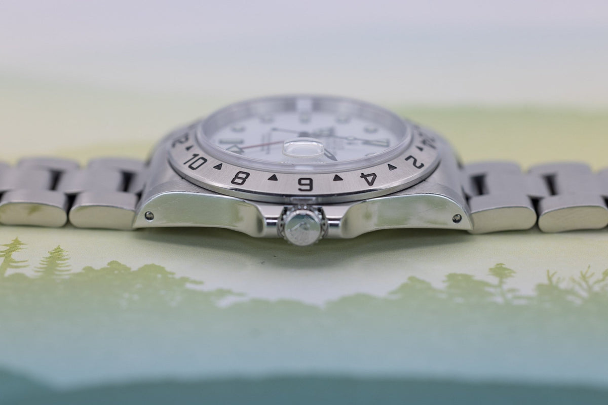 1999 Rolex Explorer II Ref. 16570 Polar | Swiss Only | Box and Papers - Sierra Time Co