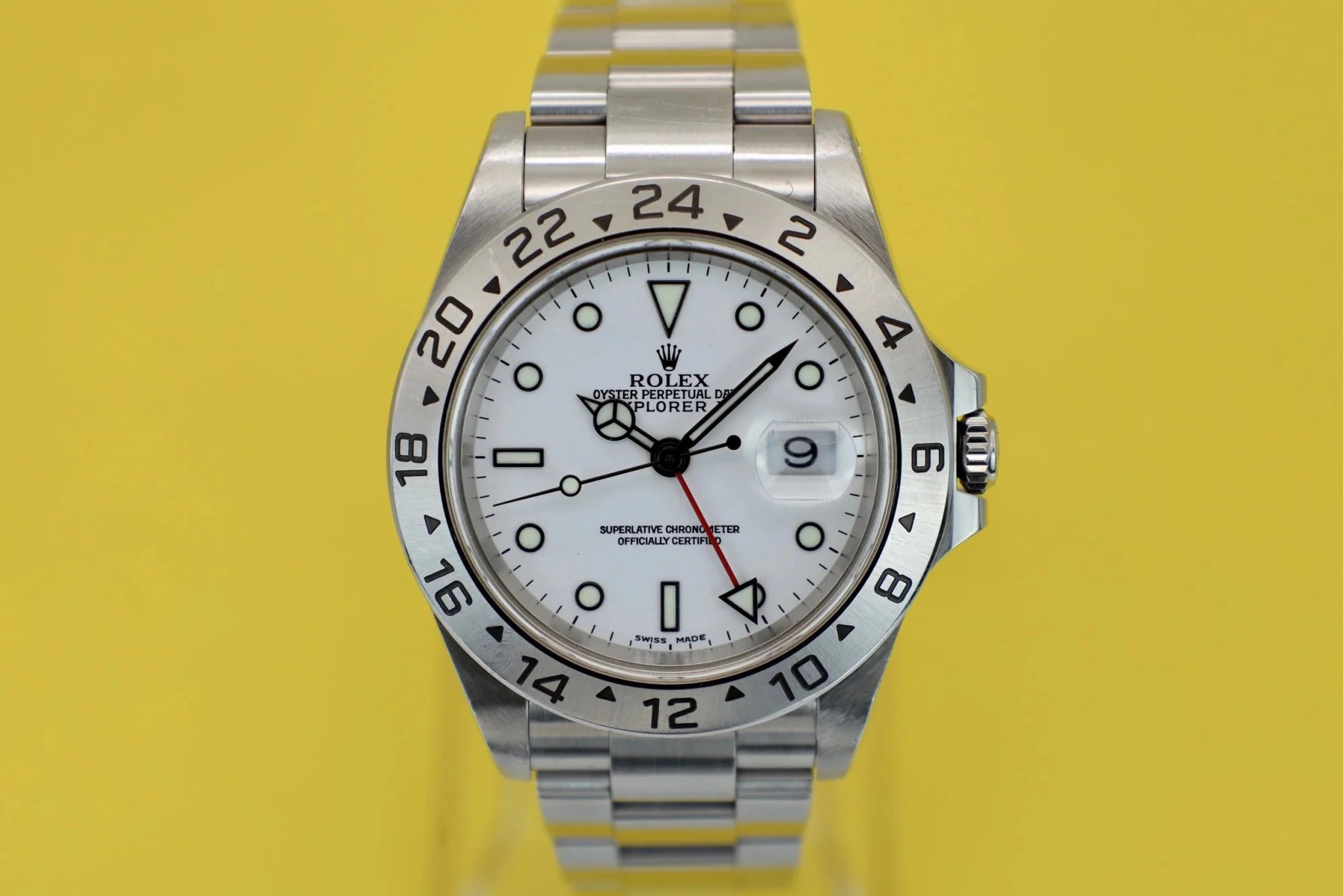 1999 Rolex Explorer II Ref. 16570 Polar | Unpolished | Papers and Tag - Sierra Time Co