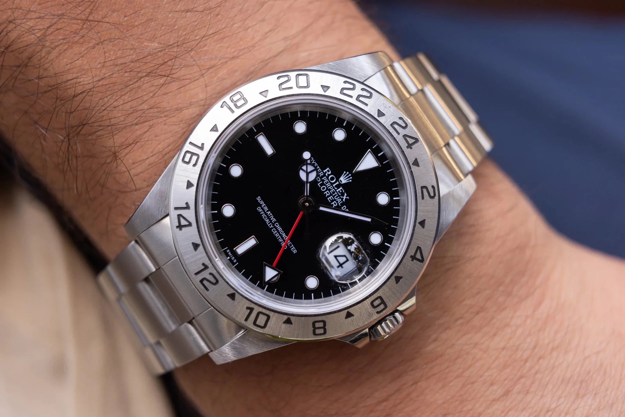 1999 Rolex Explorer II Ref. 16570 | Swiss Only Dial - Sierra Time Co