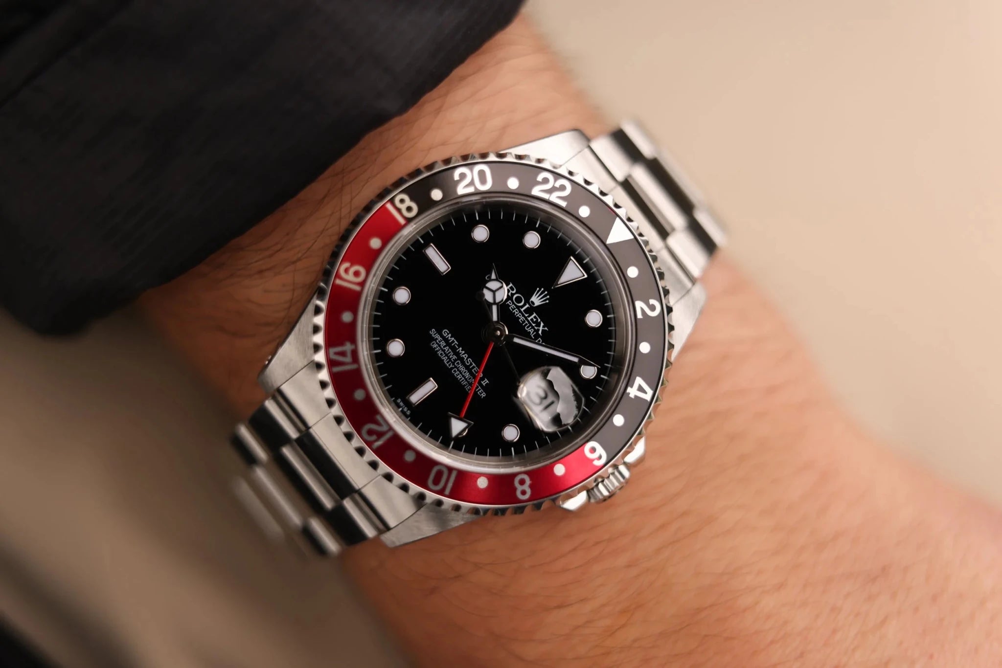 1999 Rolex GMT Master II Ref. 16710 Coke | Box and Papers - Sierra Time Co