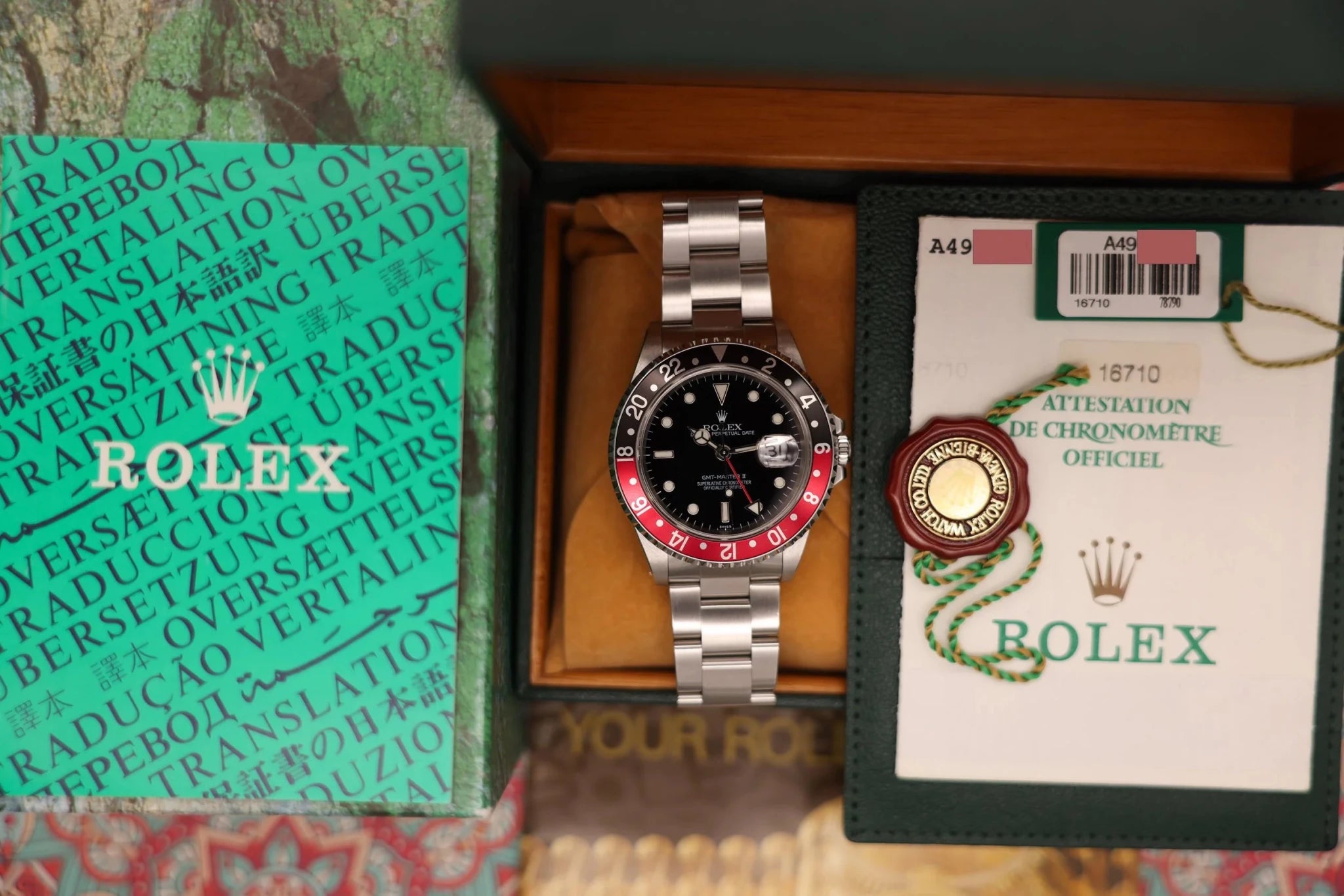 1999 Rolex GMT Master II Ref. 16710 Coke | Box and Papers - Sierra Time Co