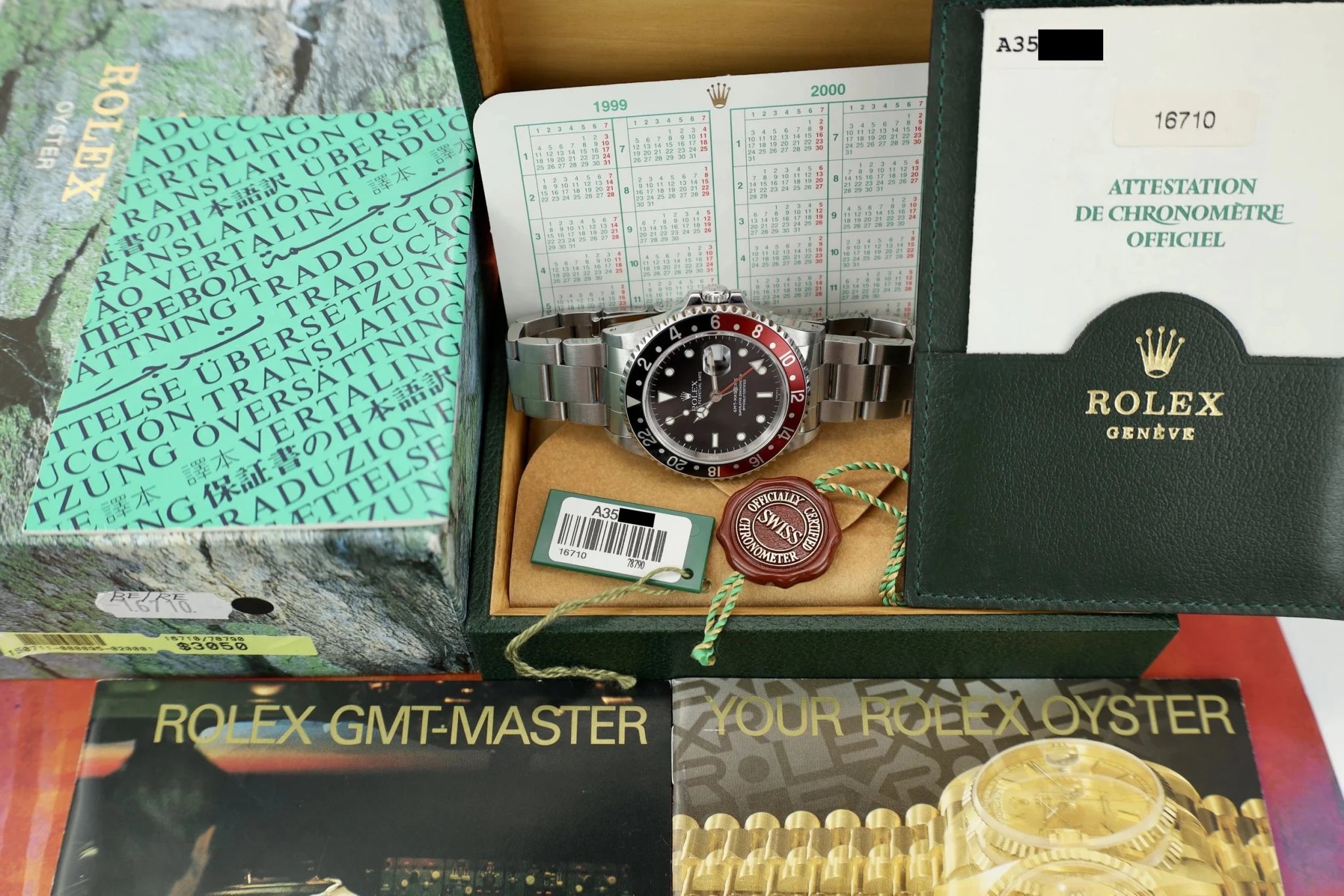 1999 Rolex GMT Master II Ref. 16710 Coke | Full Set - Sierra Time Co