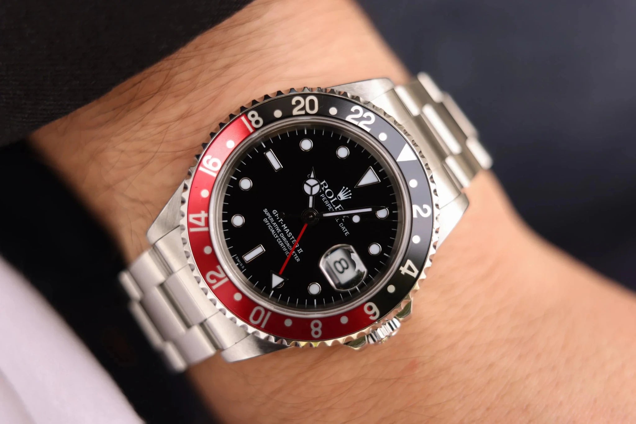 1999 Rolex GMT Master II Ref. 16710 Coke | Swiss Only | Box and Papers - Sierra Time Co