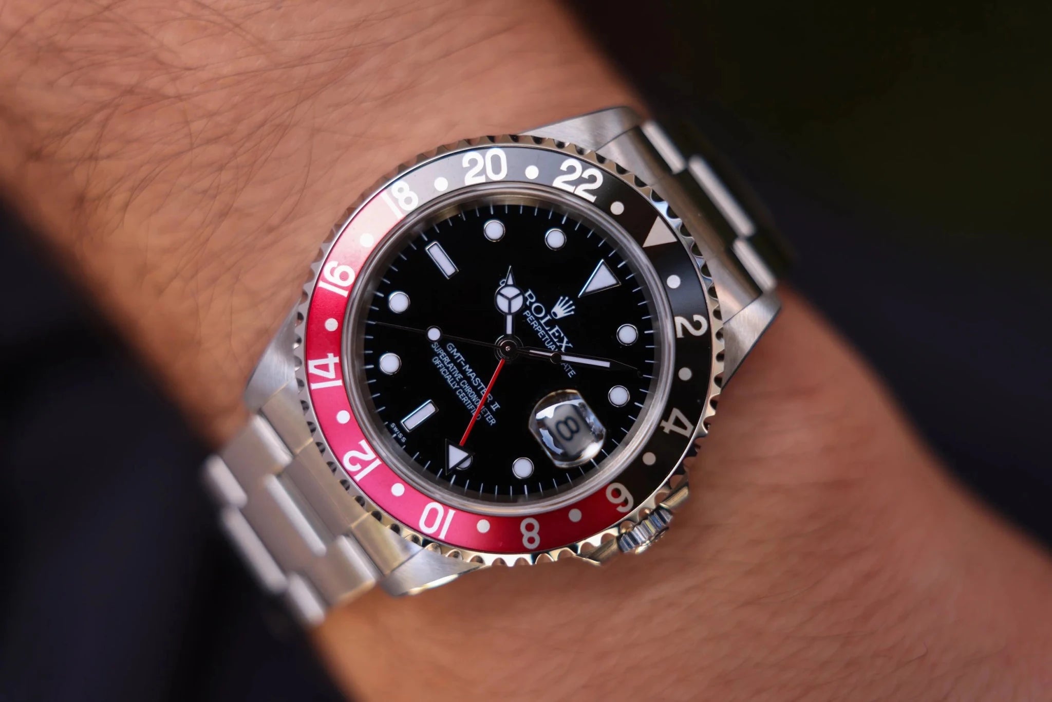 1999 Rolex GMT Master II Ref. 16710 Coke | Swiss Only Dial - Sierra Time Co