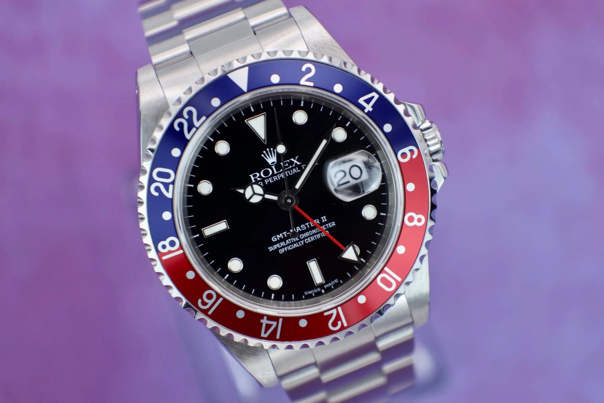 1999 Rolex GMT Master II Ref. 16710 Pepsi | Box and Papers - Sierra Time Co