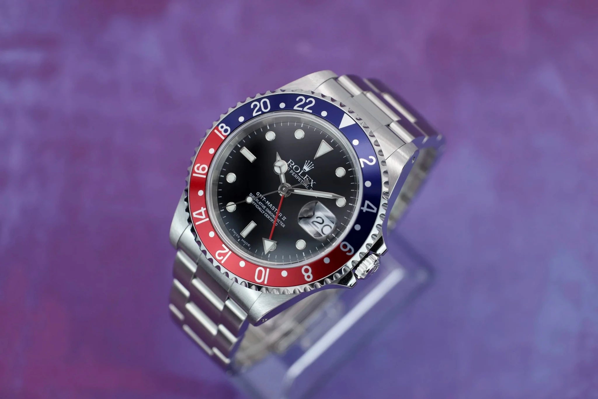 1999 Rolex GMT Master II Ref. 16710 Pepsi | Box and Papers - Sierra Time Co