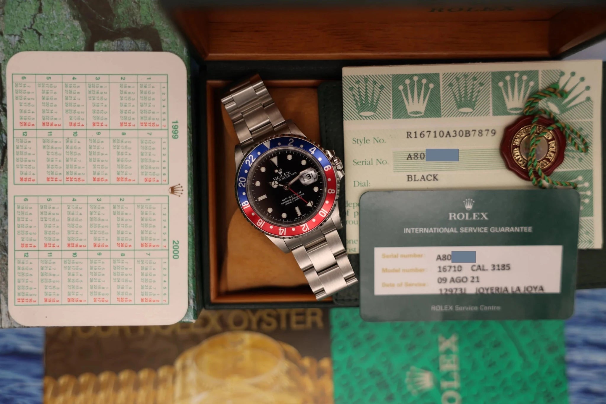 1999 Rolex GMT Master II Ref. 16710 Pepsi | Serviced | Box and Papers - Sierra Time Co