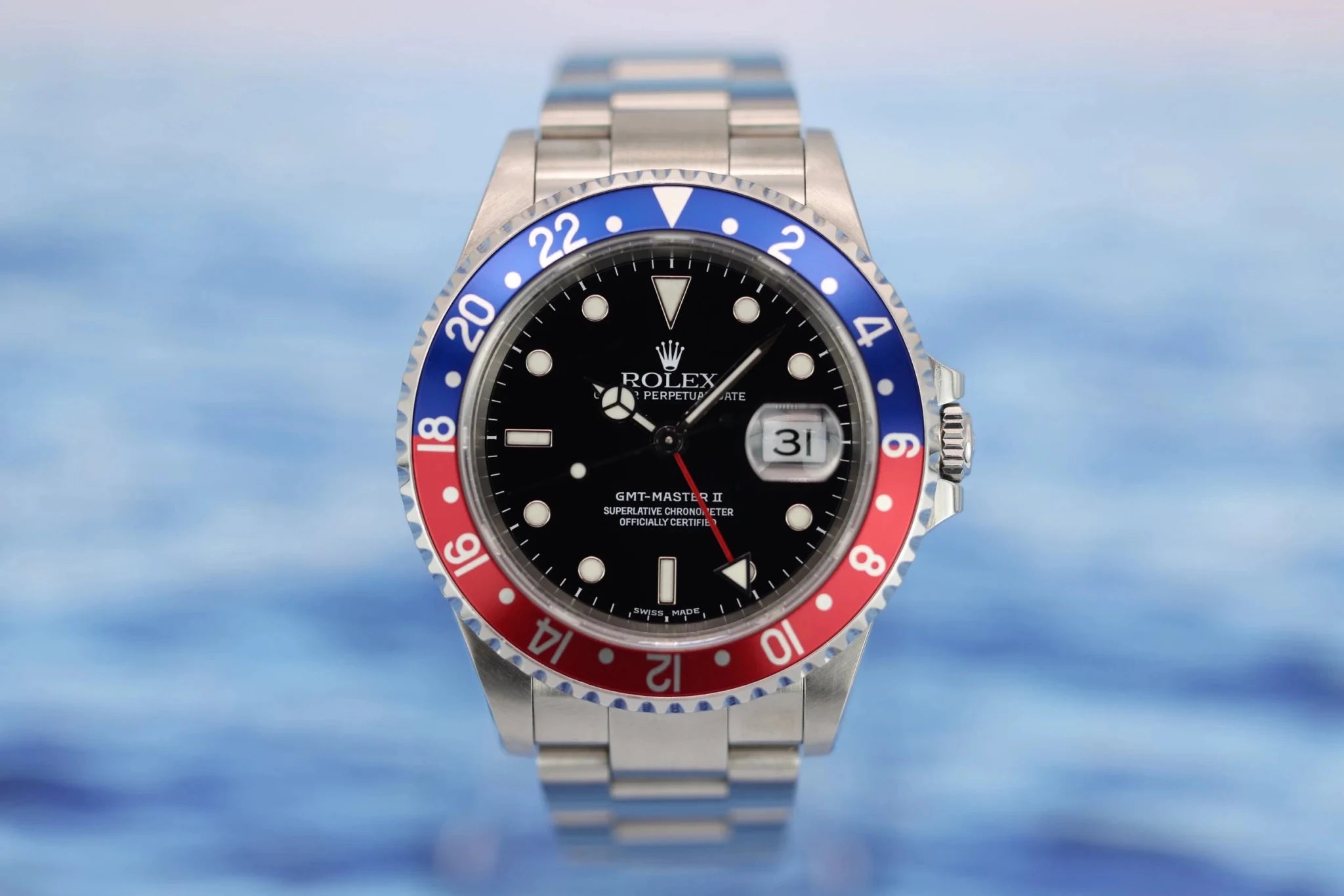 1999 Rolex GMT Master II Ref. 16710 Pepsi | Serviced | Box and Papers - Sierra Time Co