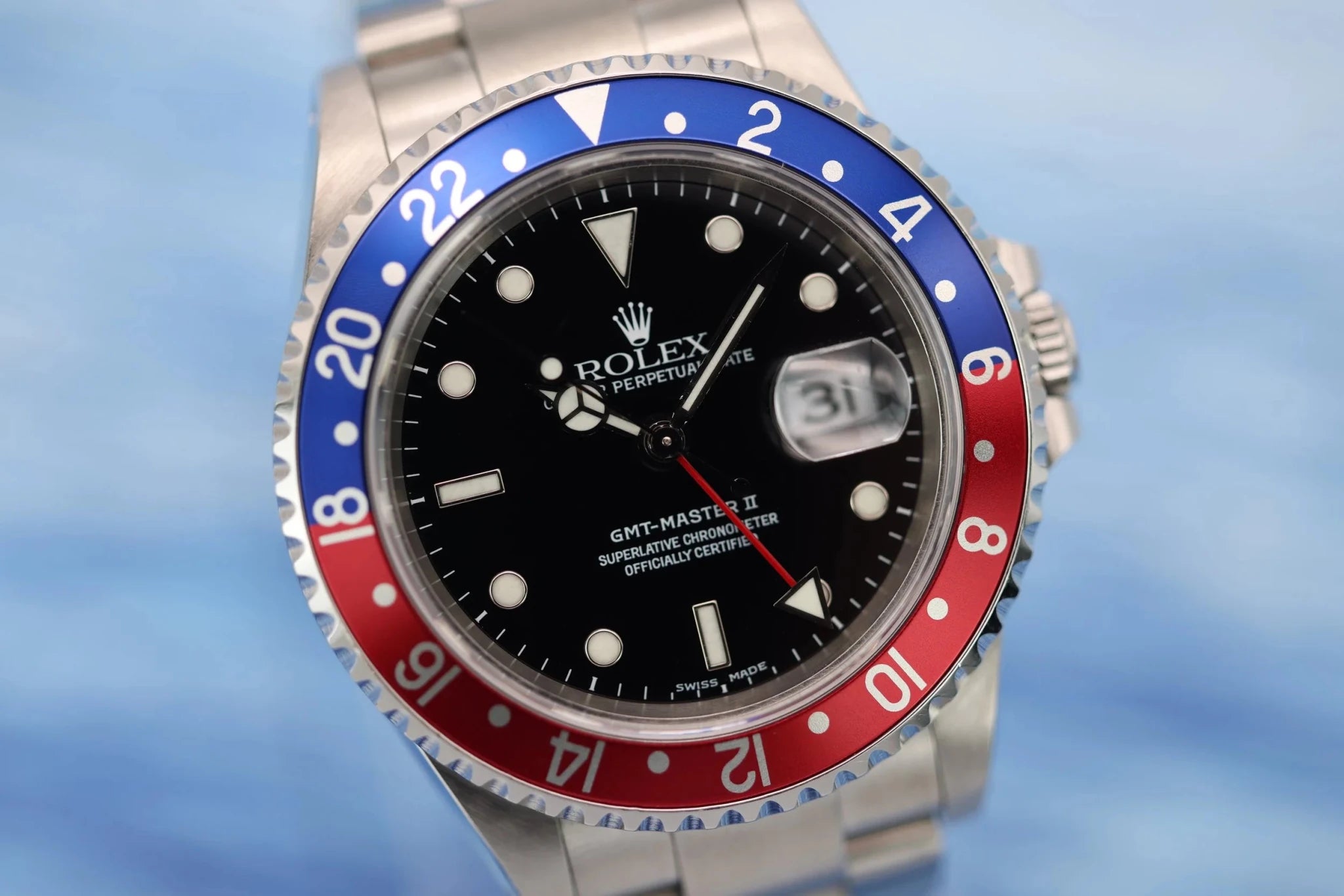 1999 Rolex GMT Master II Ref. 16710 Pepsi | Serviced | Box and Papers - Sierra Time Co