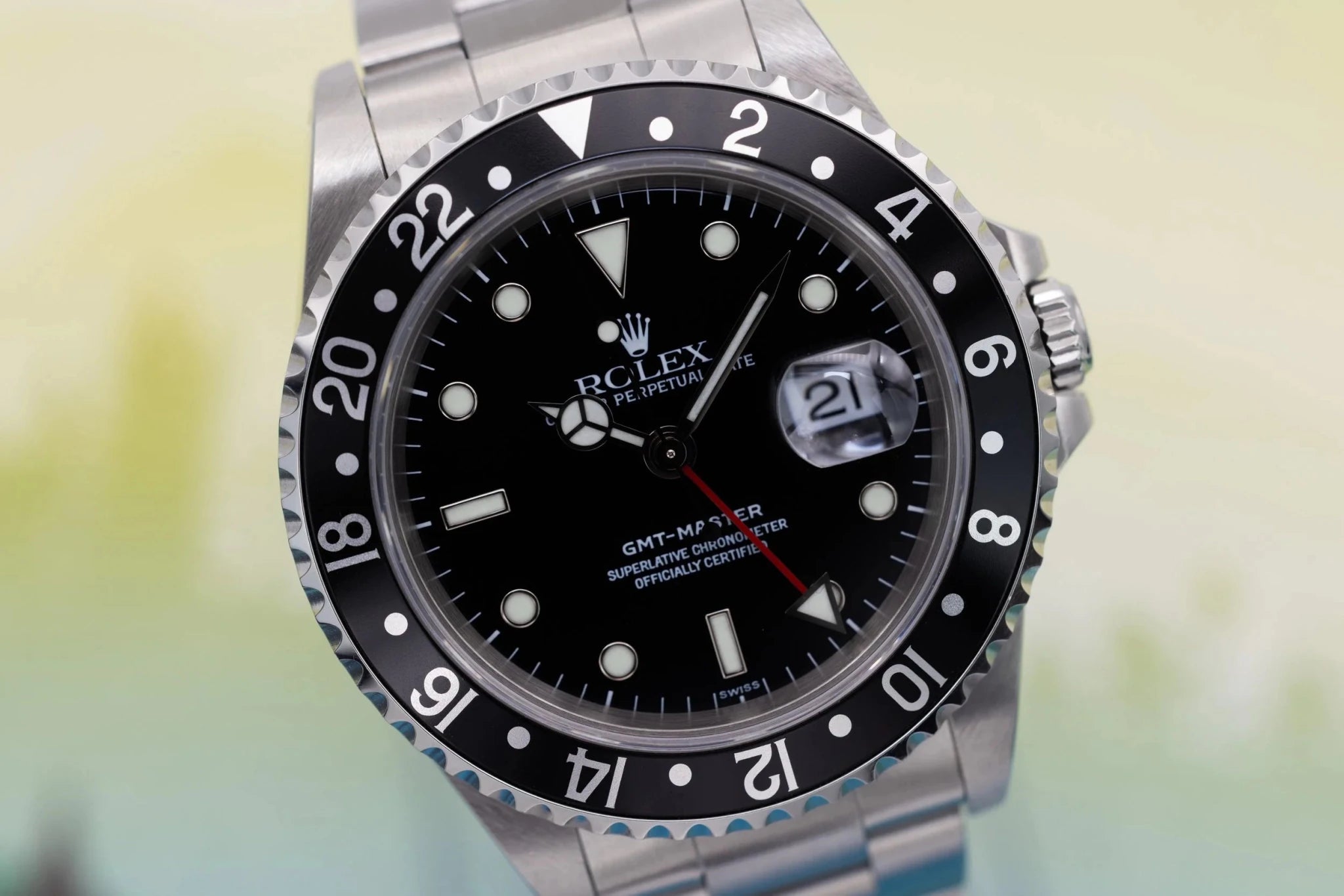 1999 Rolex GMT Master Ref. 16700 | Black Insert | Box and Papers - Sierra Time Co