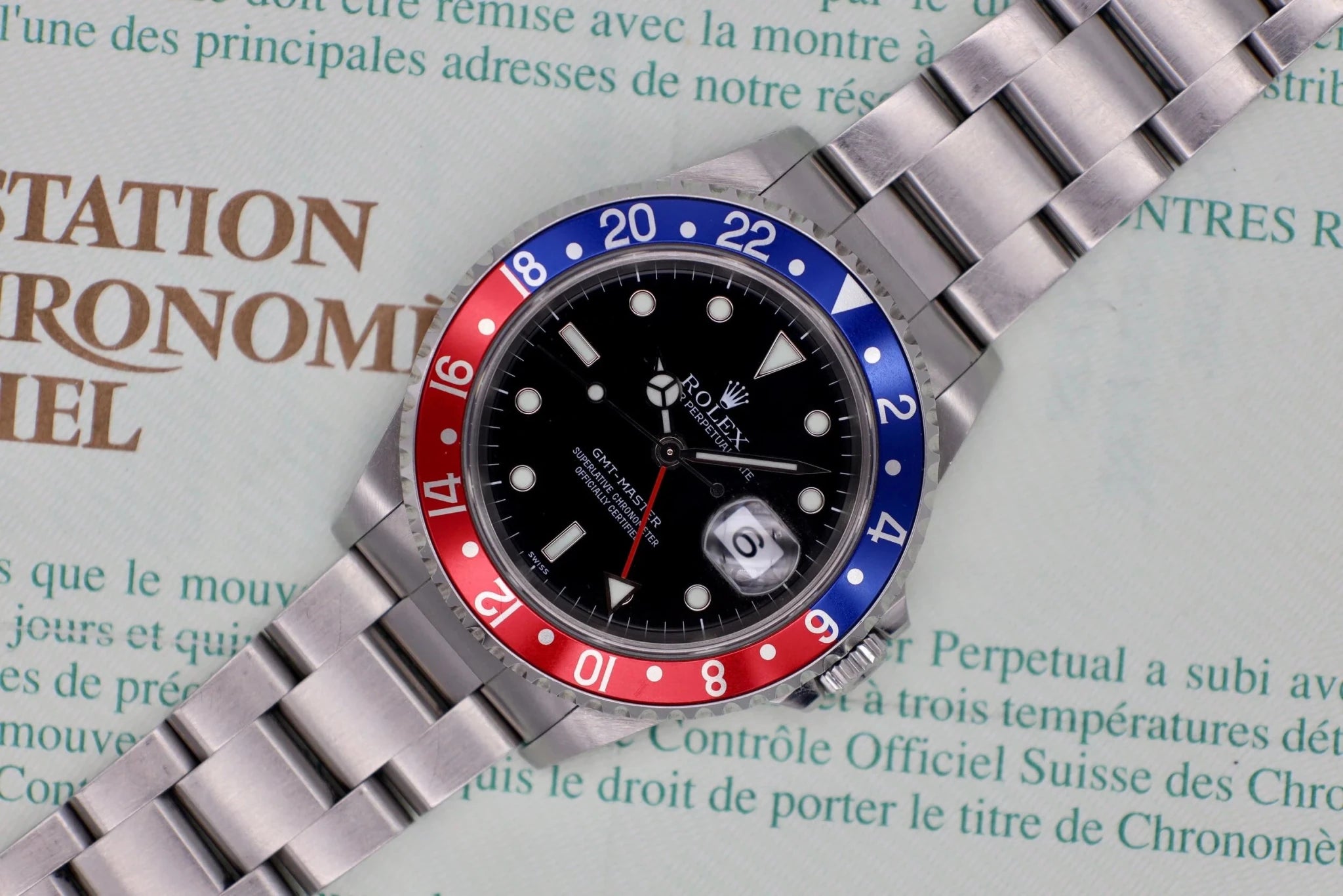 1999 Rolex GMT Master Ref. 16700 | Box and Papers - Sierra Time Co