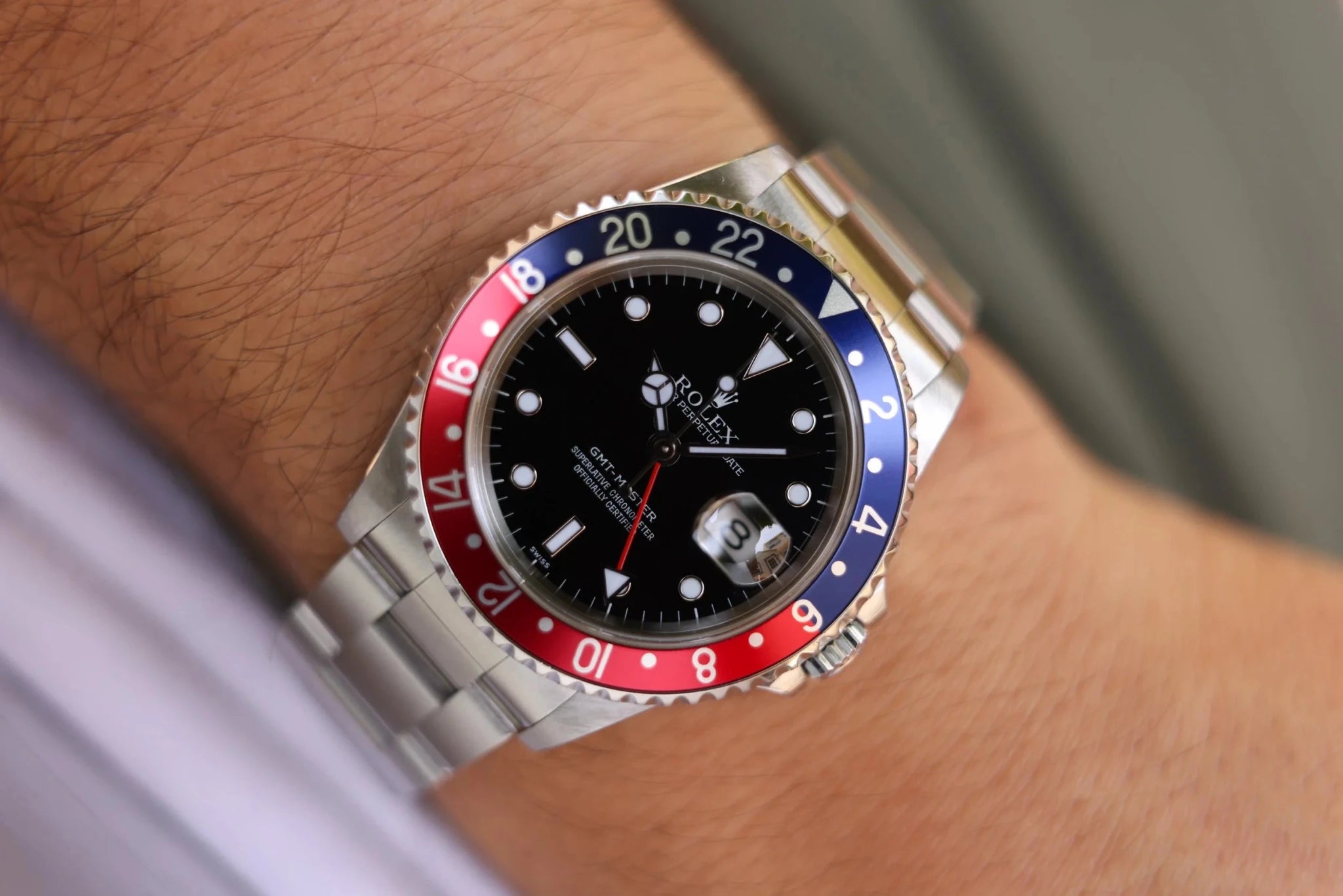 1999 Rolex GMT Master Ref. 16700 Pepsi | Box and Papers - Sierra Time Co