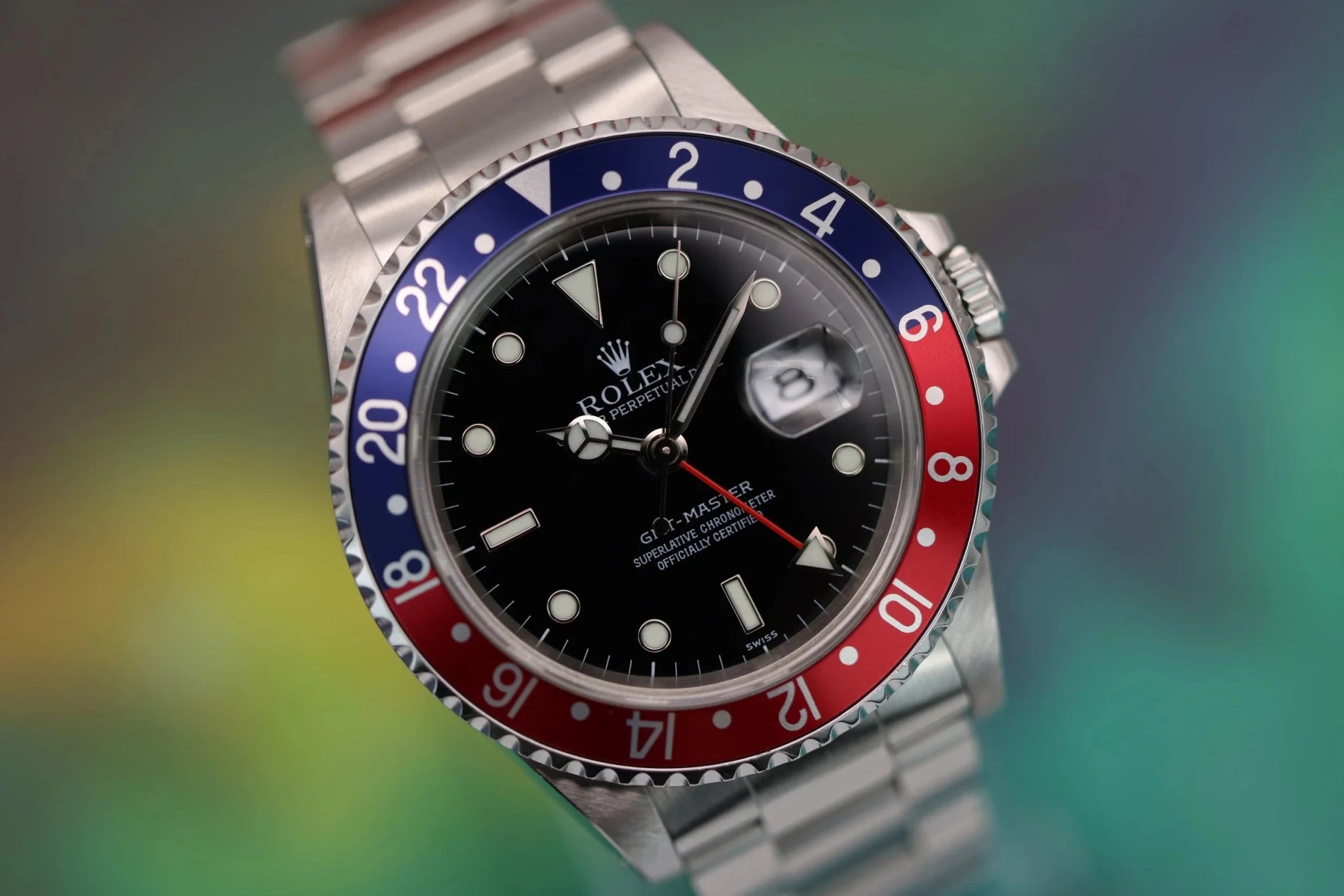 1999 Rolex GMT Master Ref. 16700 Pepsi | Box and Papers - Sierra Time Co