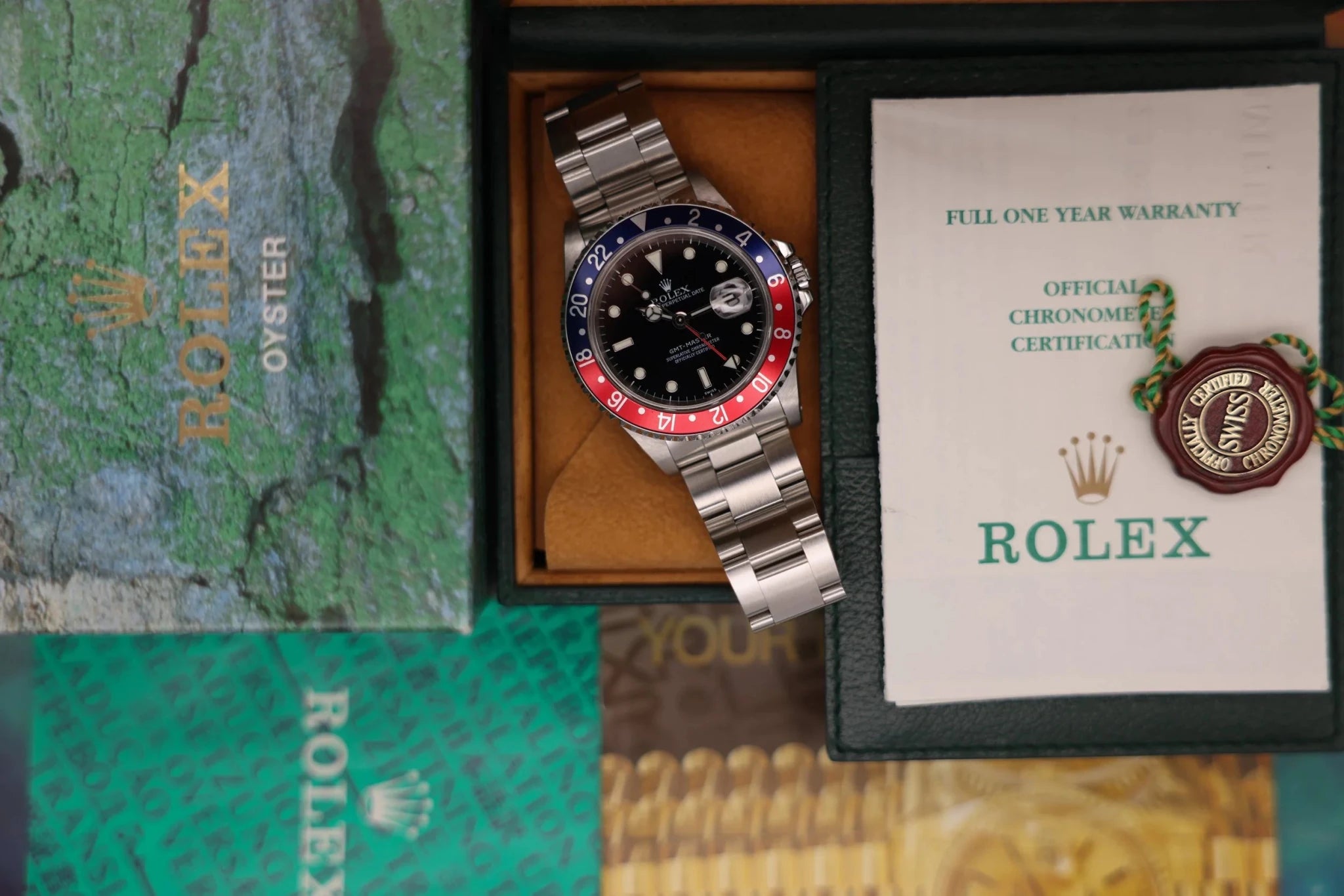 1999 Rolex GMT Master Ref. 16700 Pepsi | Box and Papers - Sierra Time Co