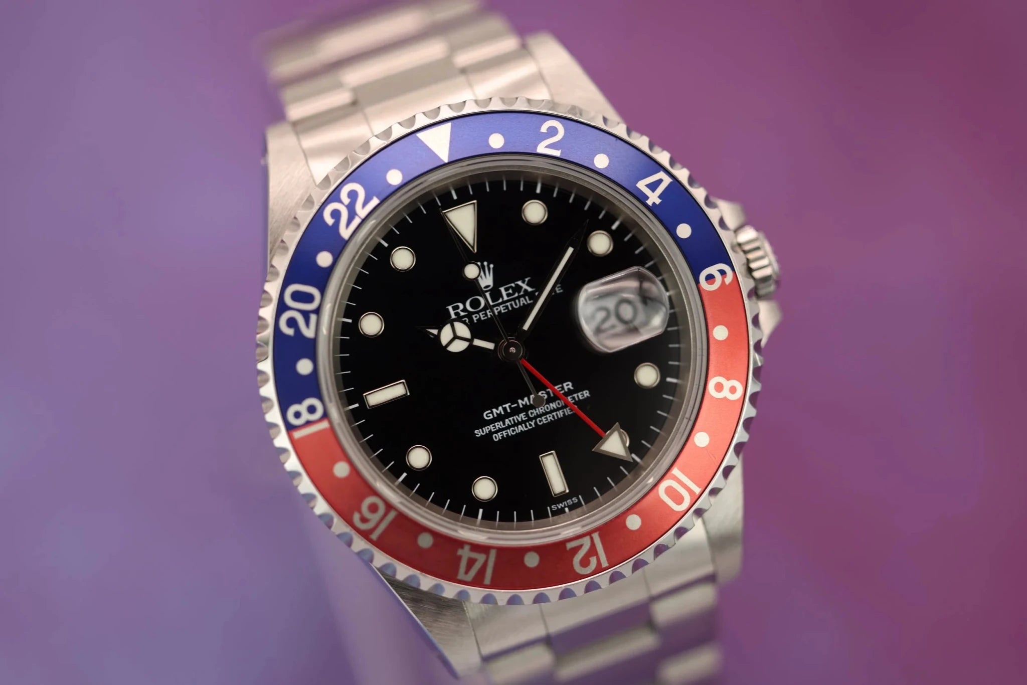 1999 Rolex GMT Master Ref. 16700 Pepsi | Swiss Only - Sierra Time Co