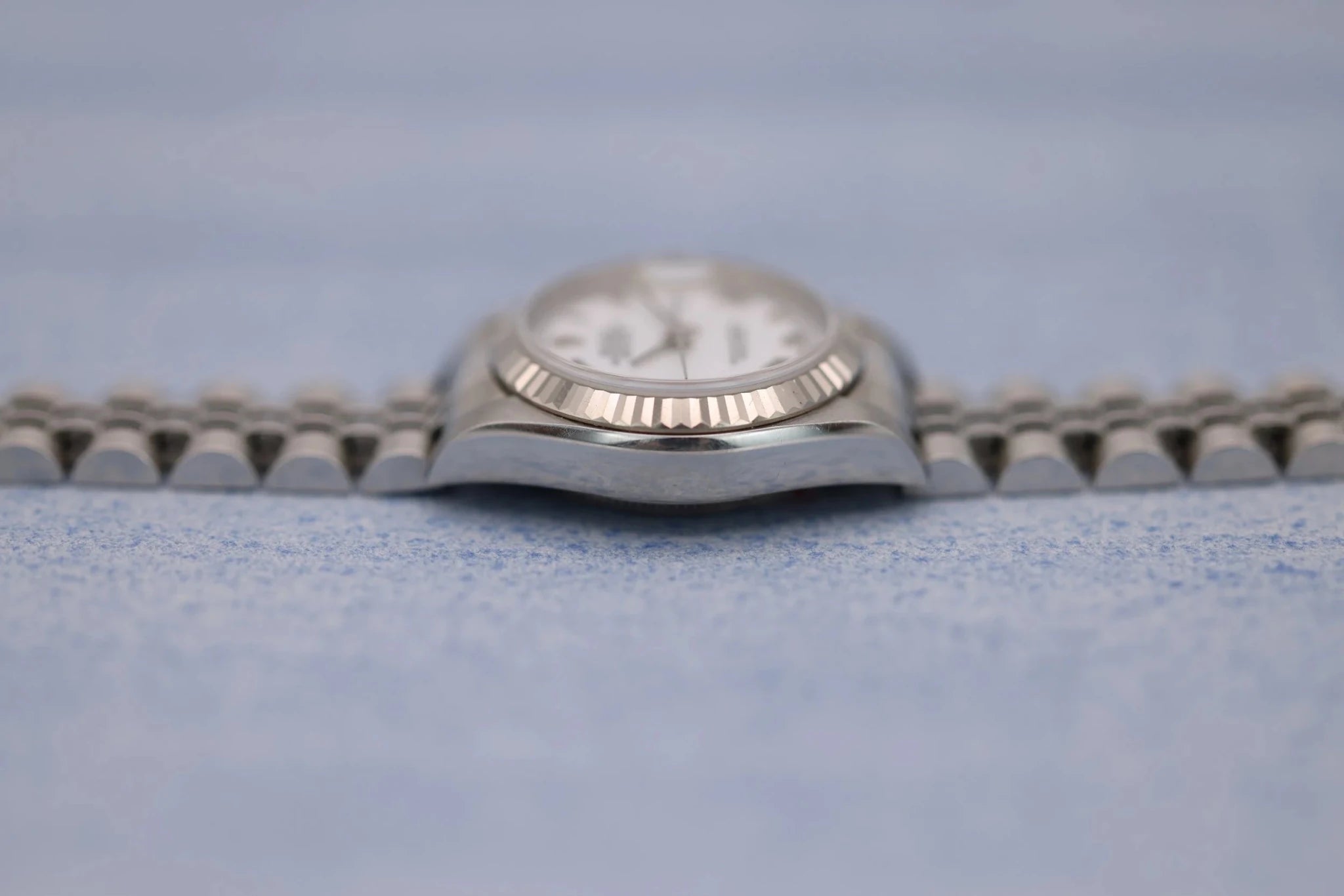 1999 Rolex Ladies Datejust Ref. 79174 | White Roman Dial | Box and Papers - Sierra Time Co
