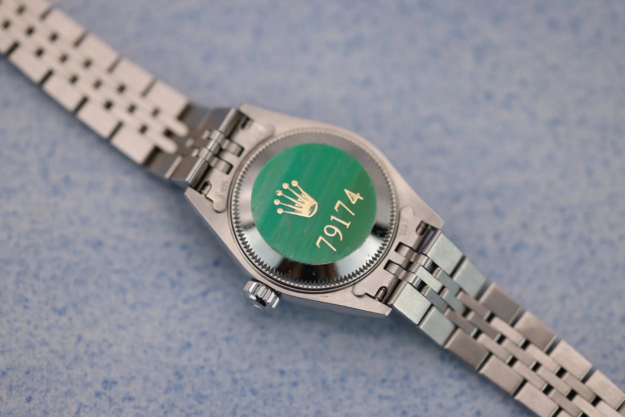 1999 Rolex Ladies Datejust Ref. 79174 | White Roman Dial | Box and Papers - Sierra Time Co