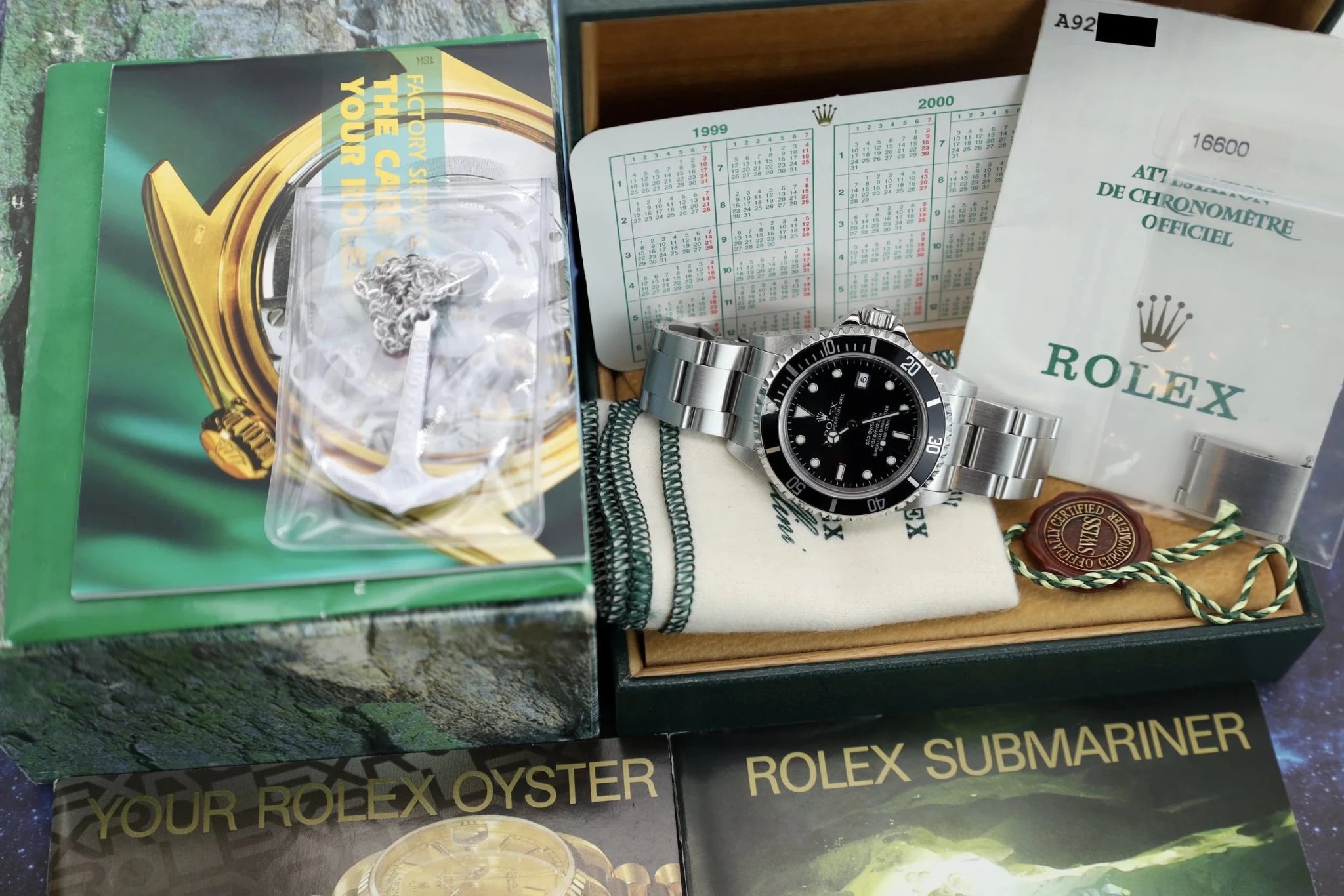 1999 Rolex Sea-Dweller Ref. 16600 | Box and Papers - Sierra Time Co