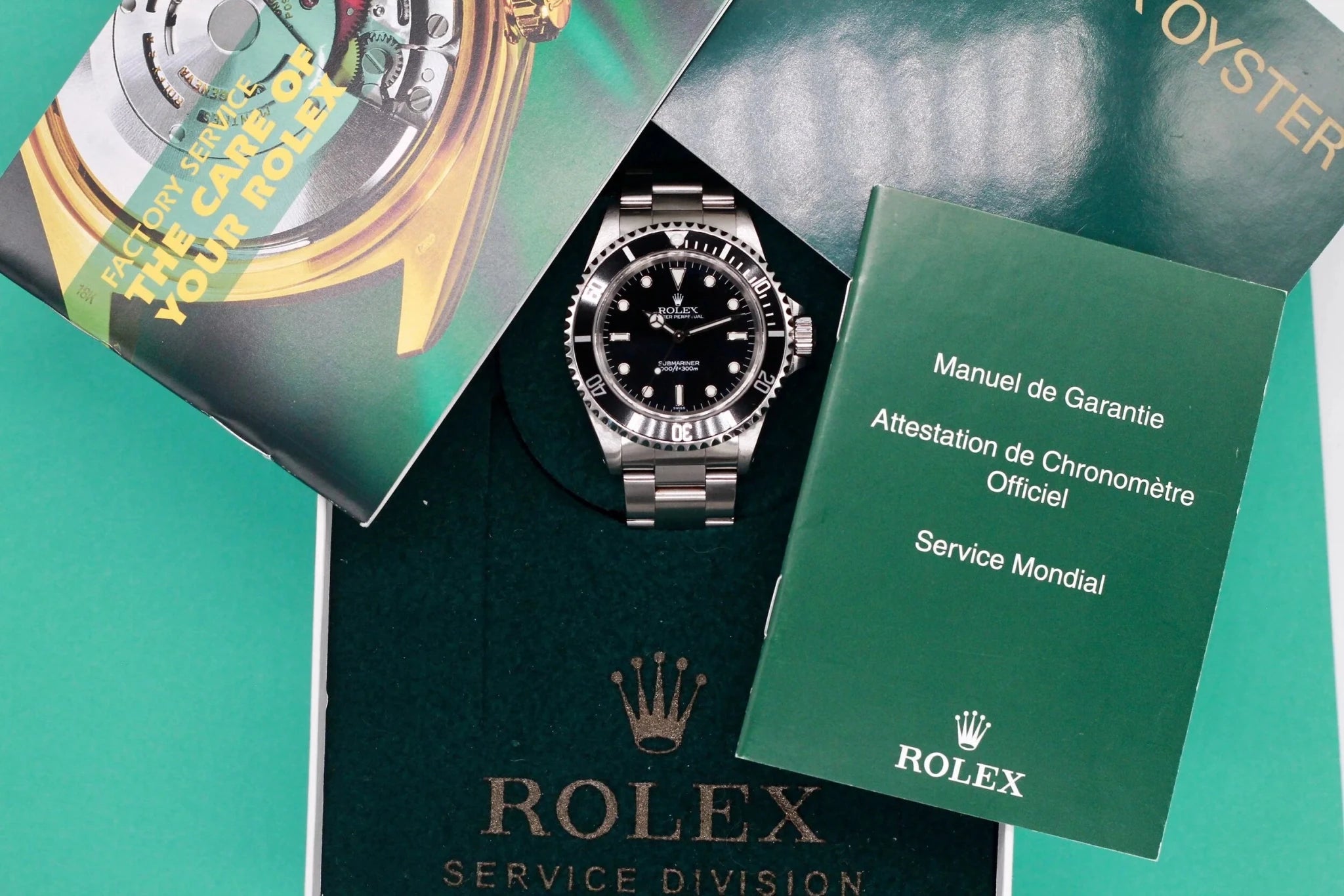 1999 Rolex Submariner Ref. 14060 | Booklets - Sierra Time Co